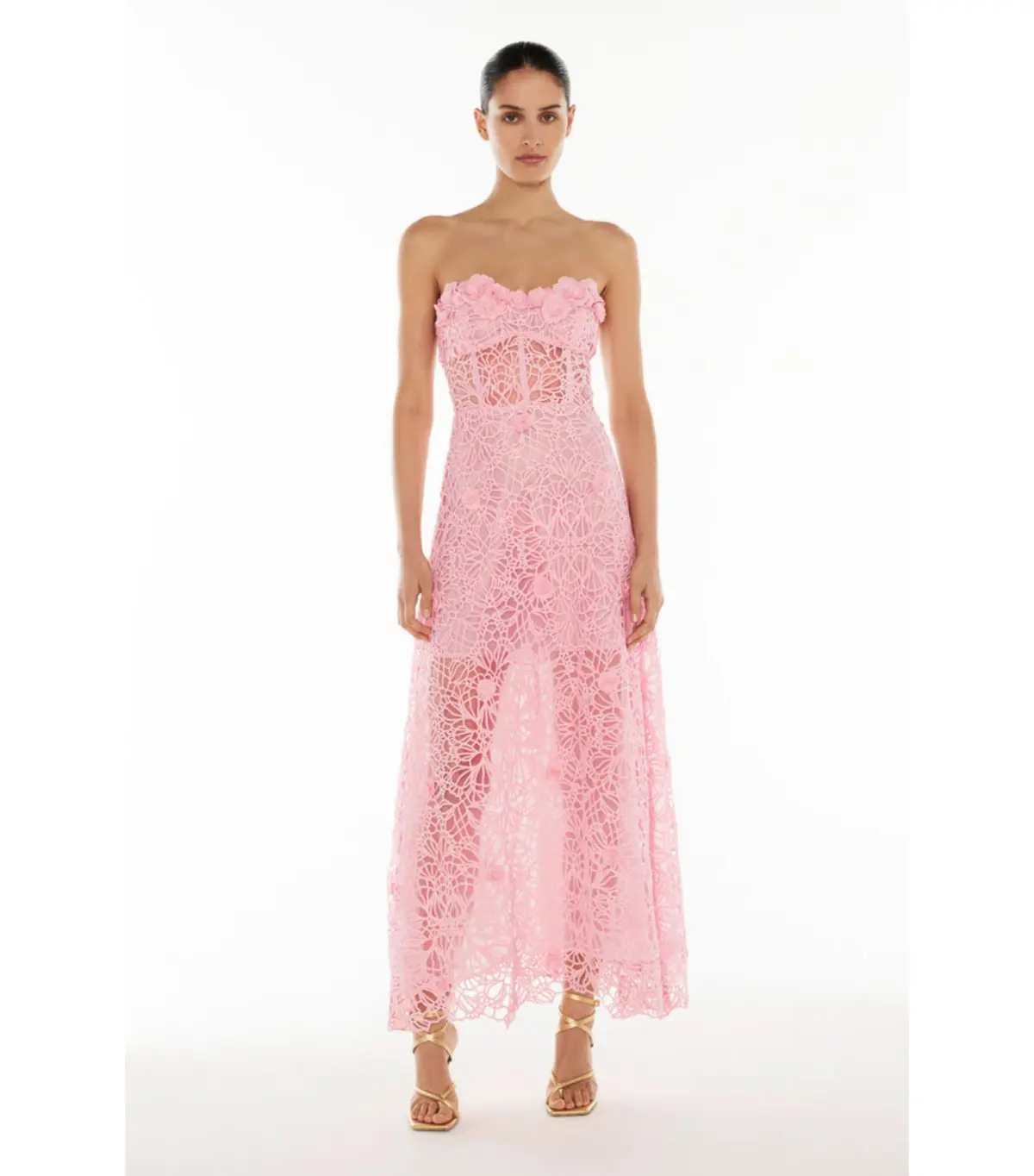 Manning Cartell Tea Ceremony Maxi Dress Pink Size 12 - Image 1