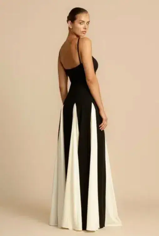 Arcina Ori Paloma Dress Black/White Size 12 - Image 4