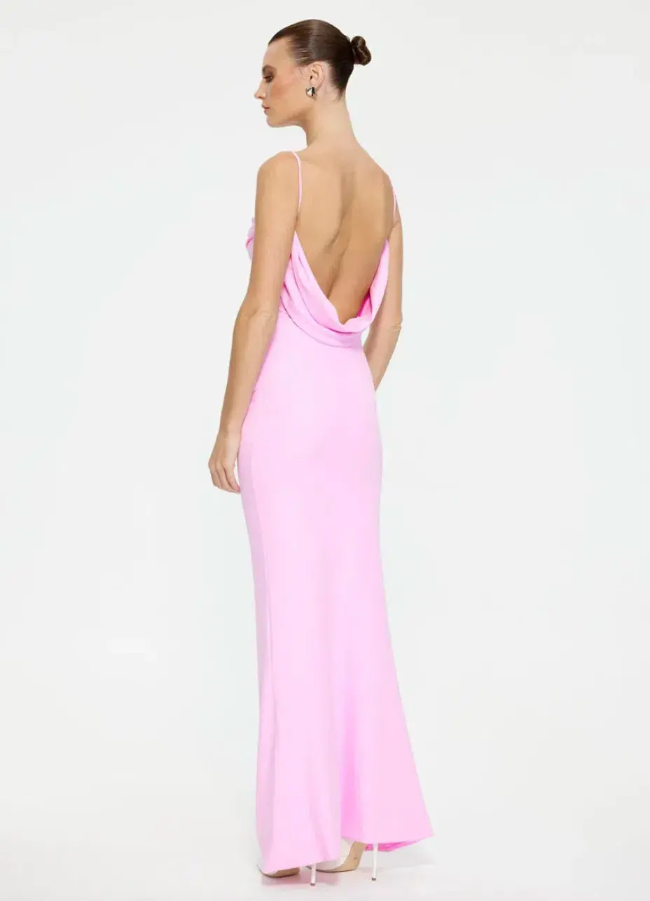 Effie Kats Havilland Gown Taffy Pink XS/Au 6 - Image 6