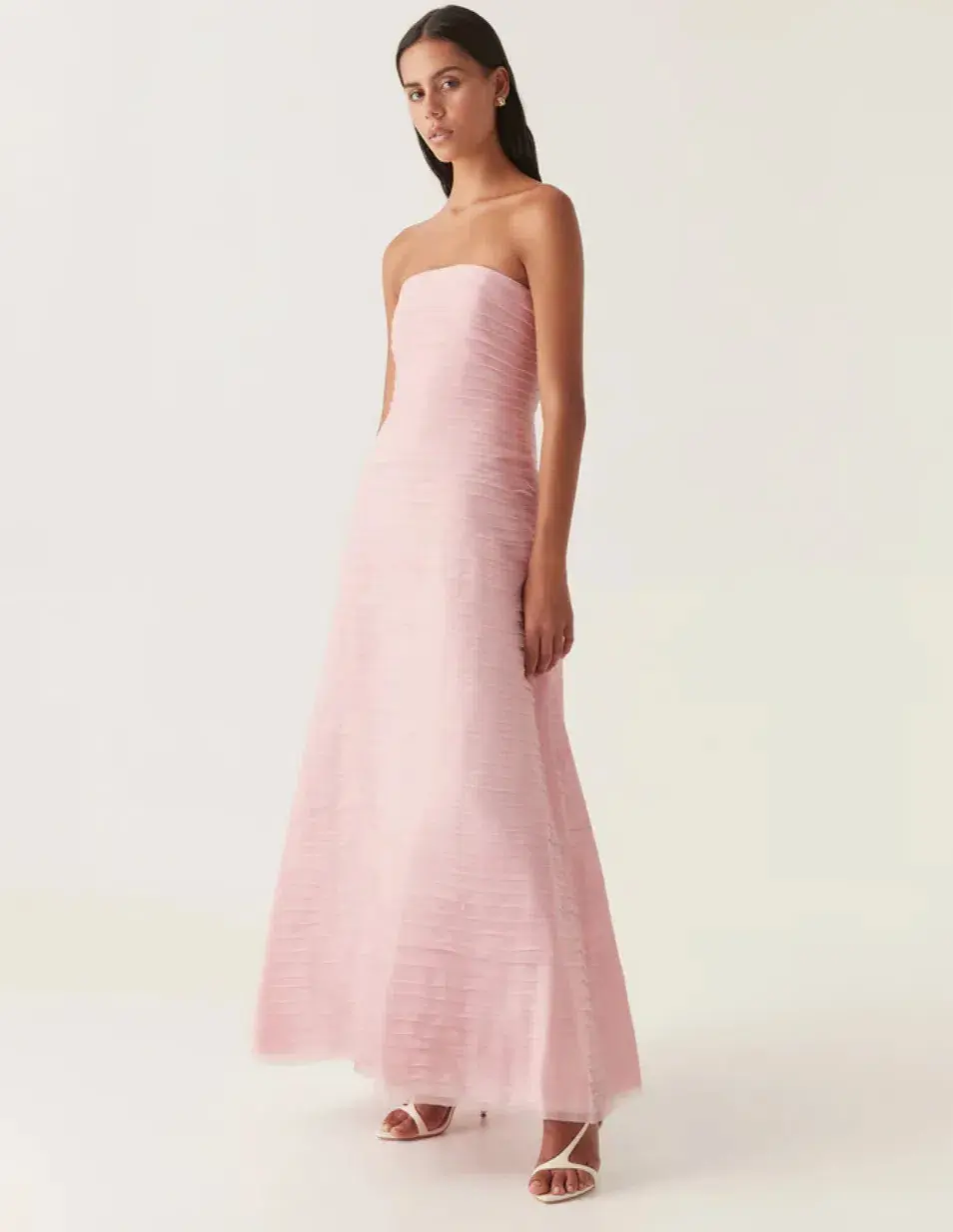 Aje Soundscape Maxi Dress Pink Size 6 - Image 4