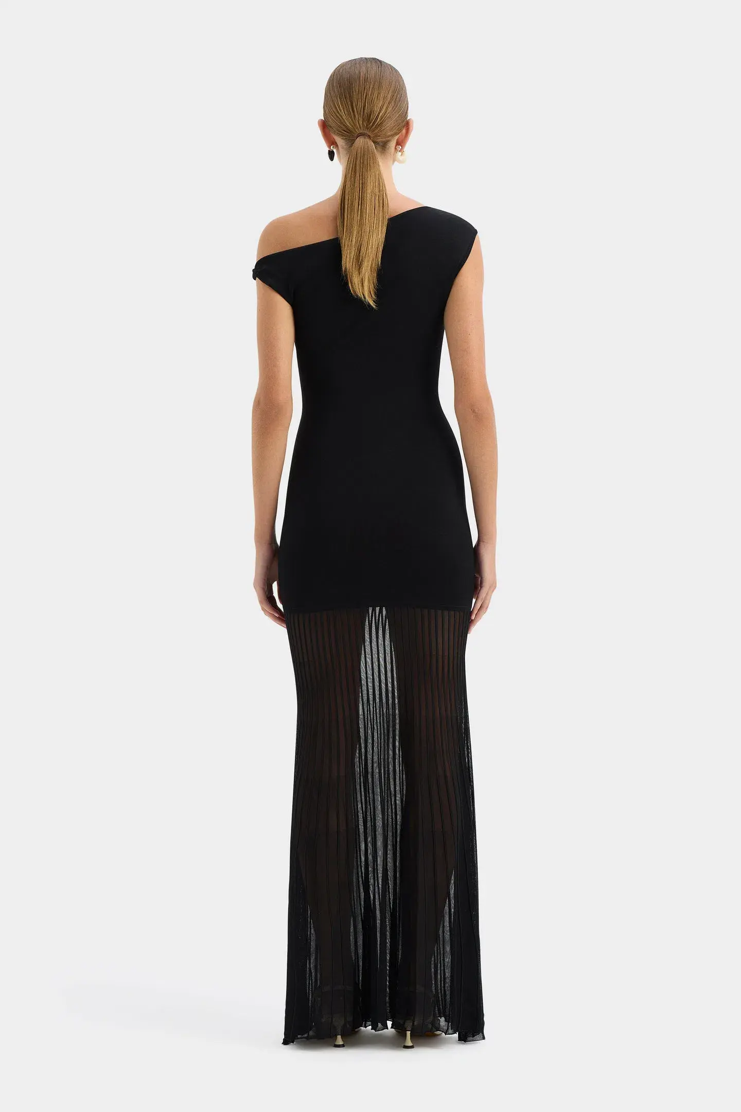 Sir the Label Indigo Twist Dress Black Size 10 - Image 3