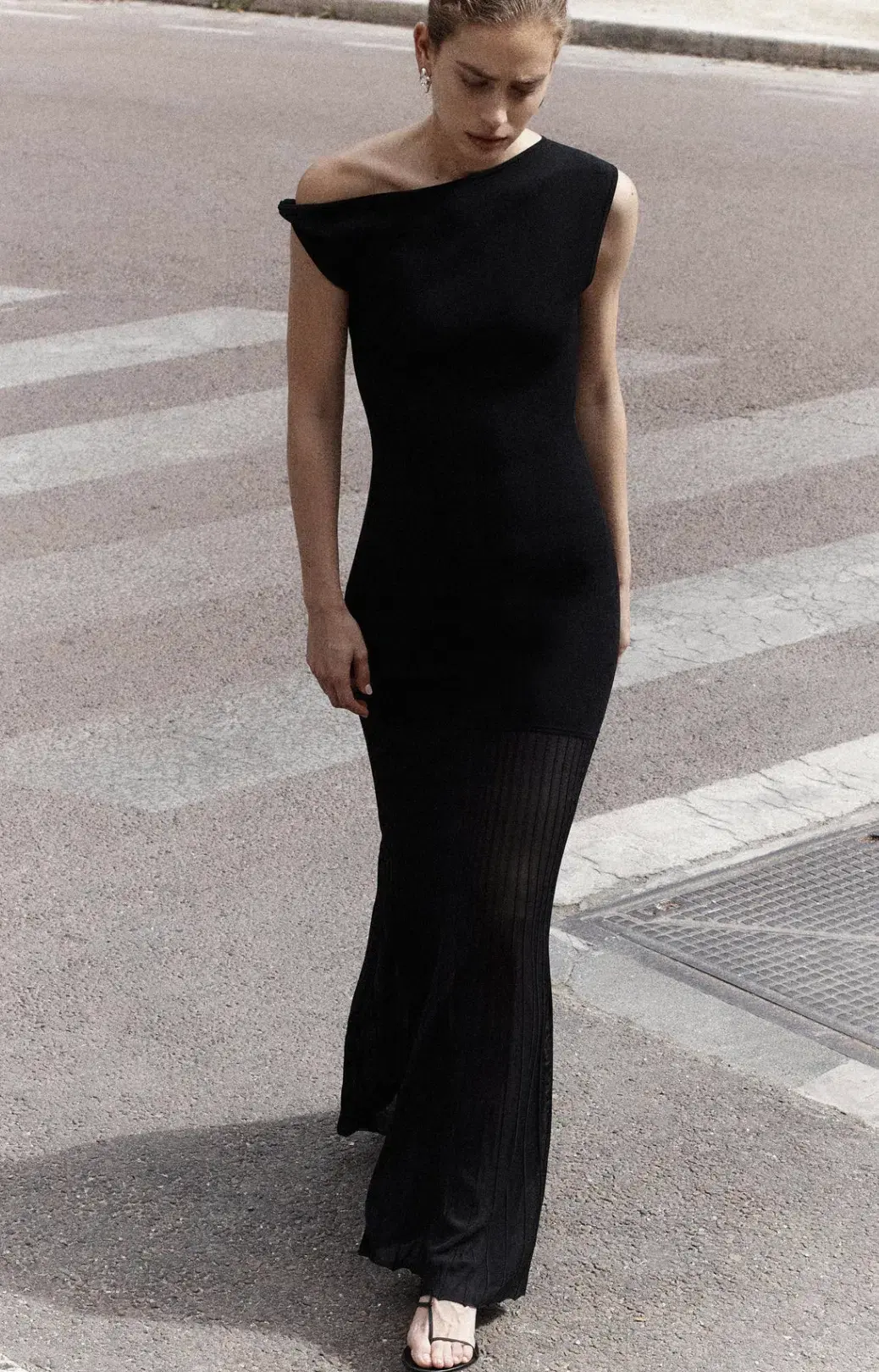 Sir the Label Indigo Twist Dress Black Size 10 for rent on The Volte - main image