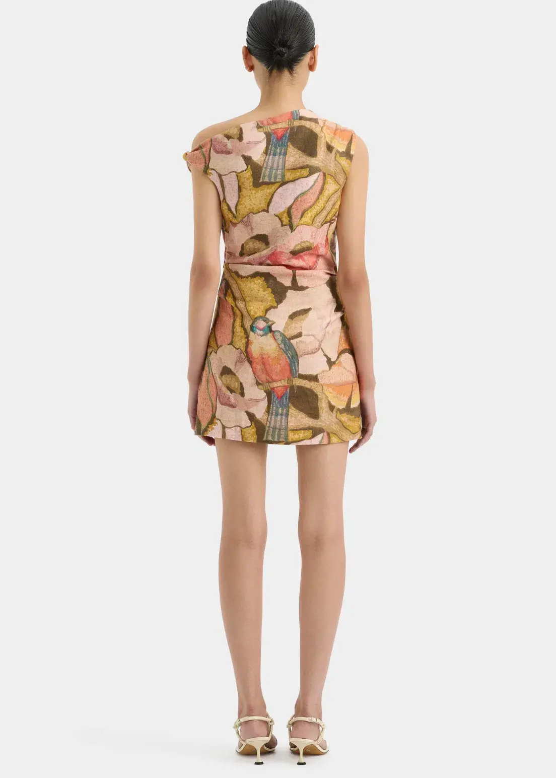 Sir the Label Talulah Knot Mini Dress Sanderling Size 8 - Image 3