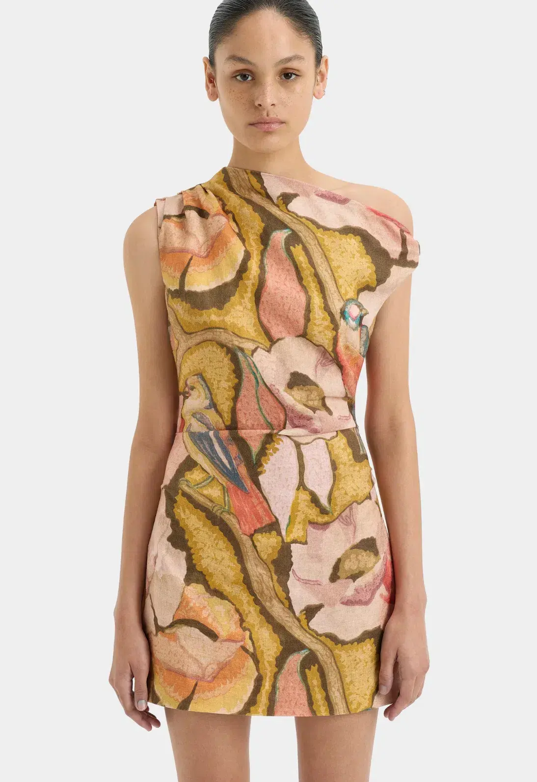 Sir the Label Talulah Knot Mini Dress Sanderling Size 8 - Image 2