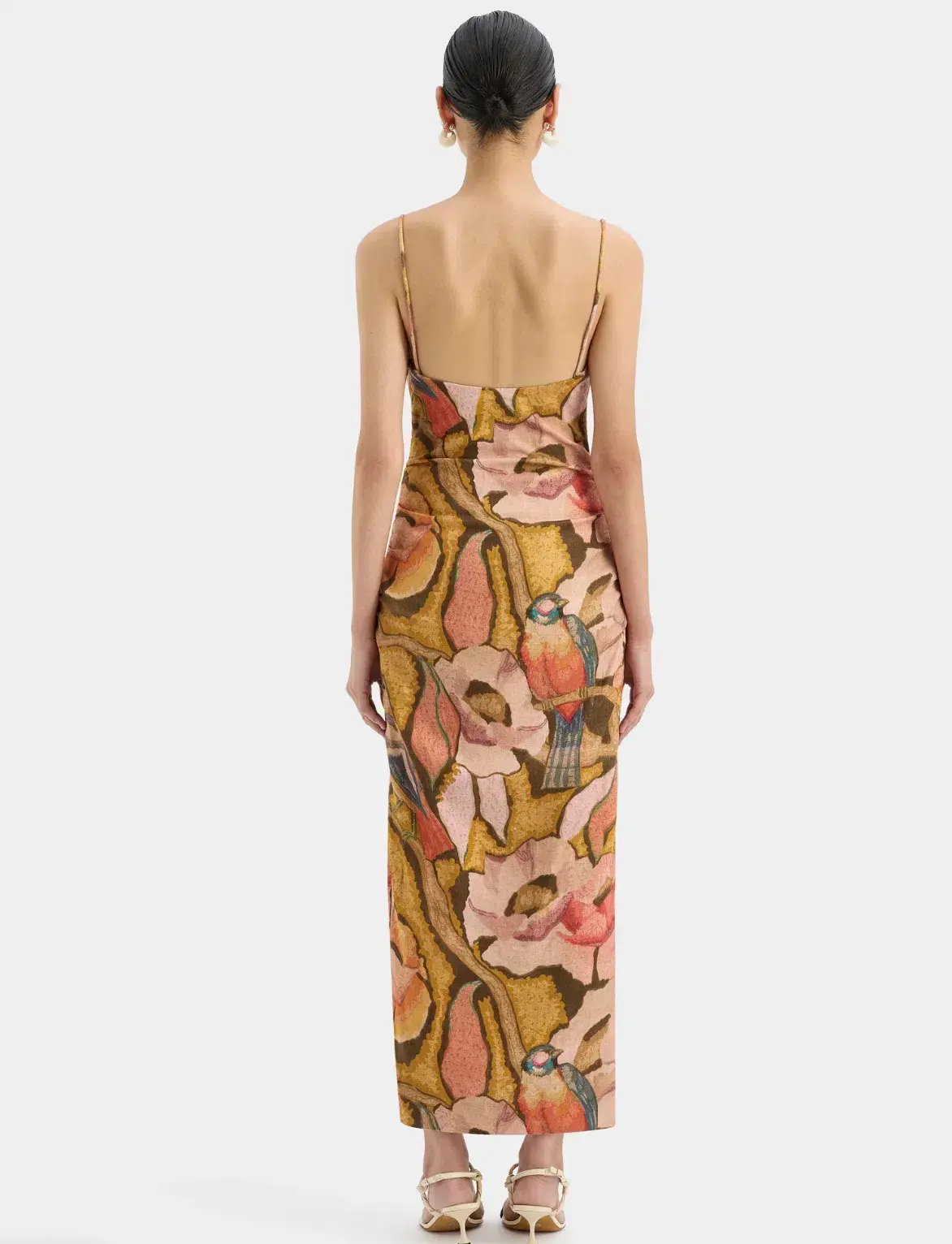 Sir the Label Talulah Column Dress Sanderling Floral Size 10 - Image 2