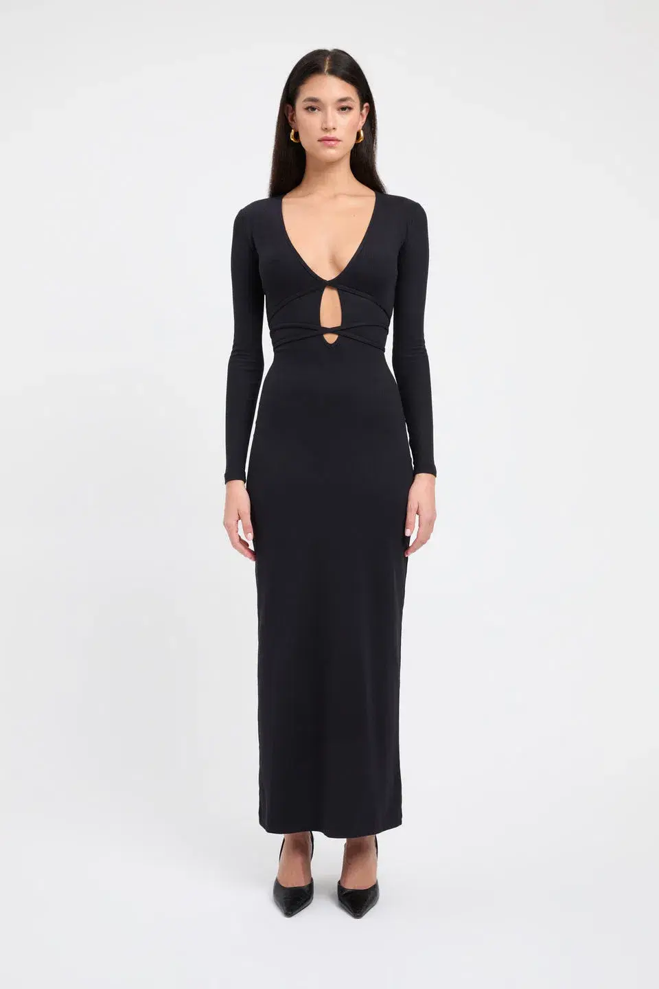 Kookai Sereya Maxi Dress Black  Size 6 - Image 1