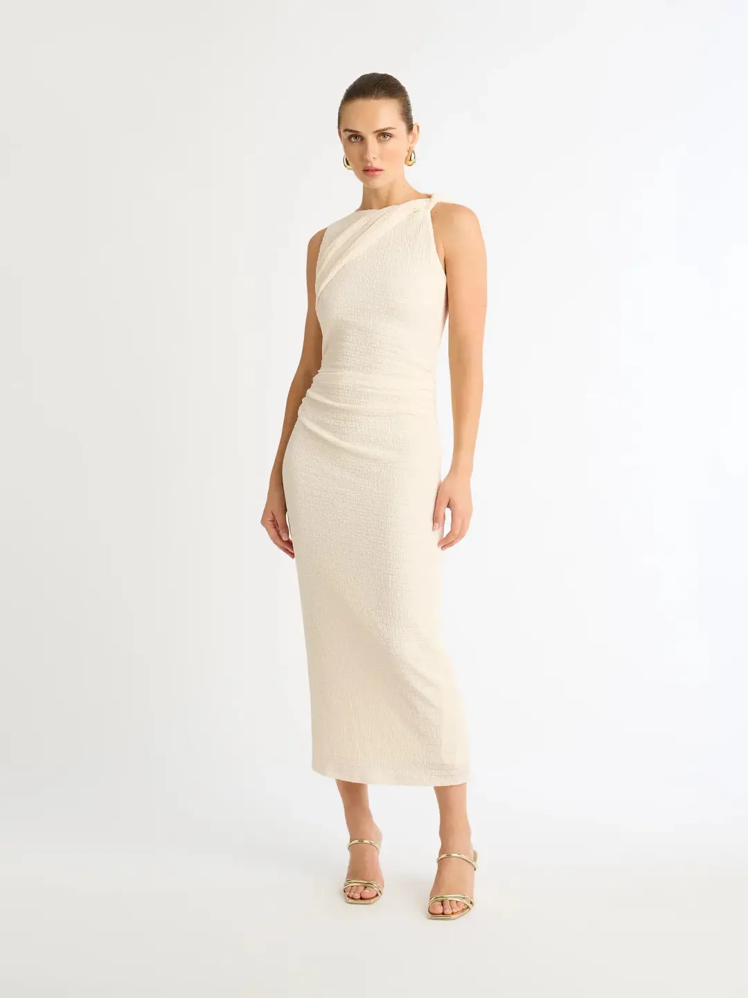 Sheike Eastside Dress Cream Size 8  for rent on The Volte - main image