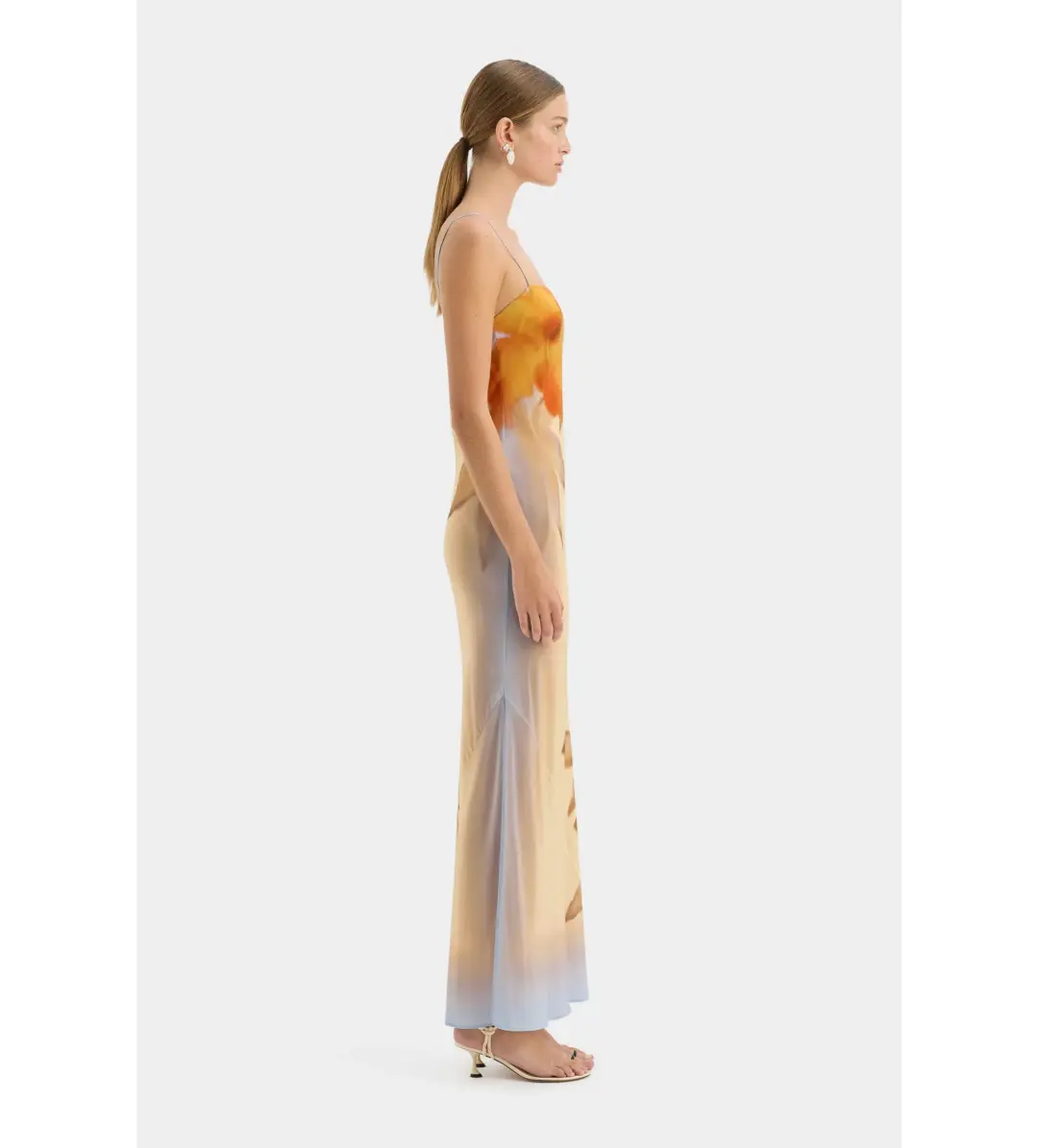 Sir Serene Slip Dress in Sequoia Floral Size 3 / AU 12   for rent on The Volte - main image