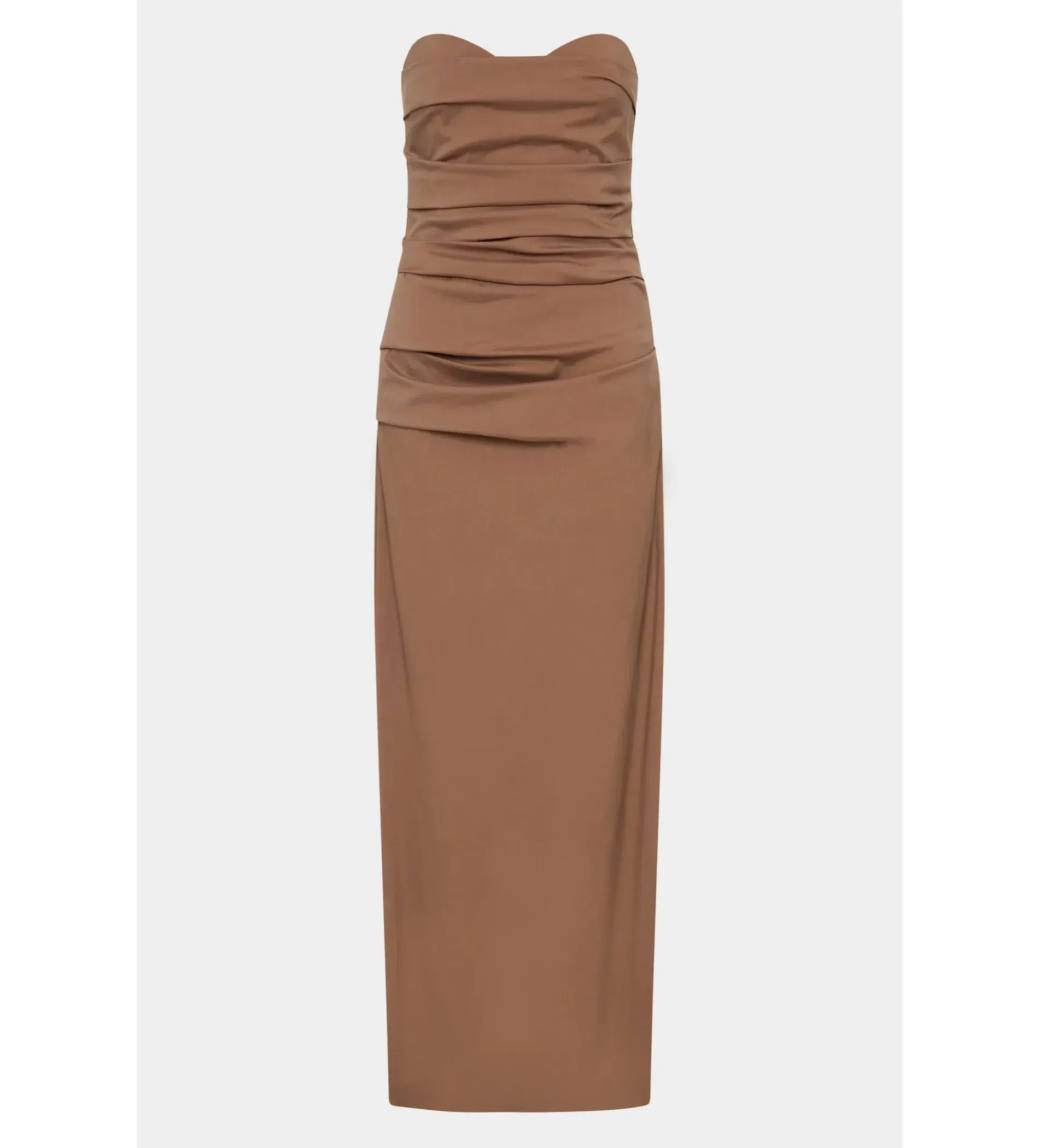 Sir the label Alba Strapless Gown in Mocha Size AU 4 - Image 5