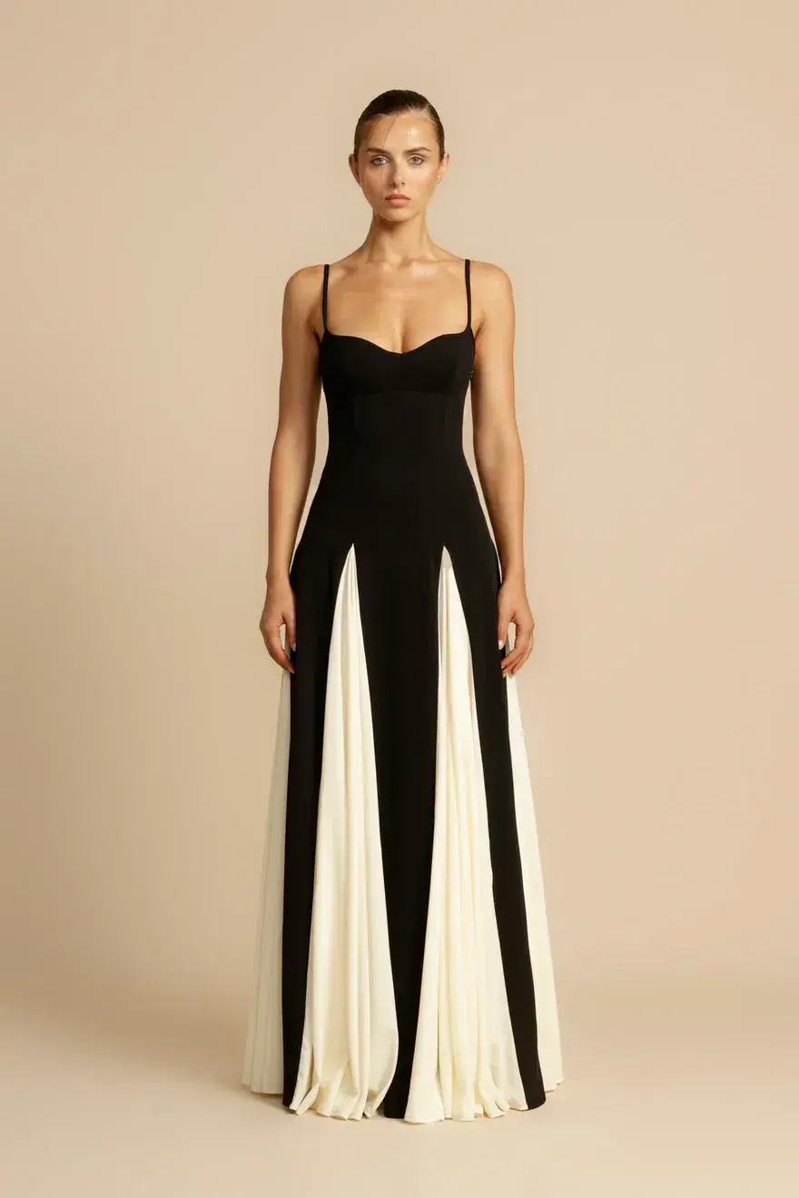 Arcina Ori Paloma Dress Black/White Size AU 8  - Image 1