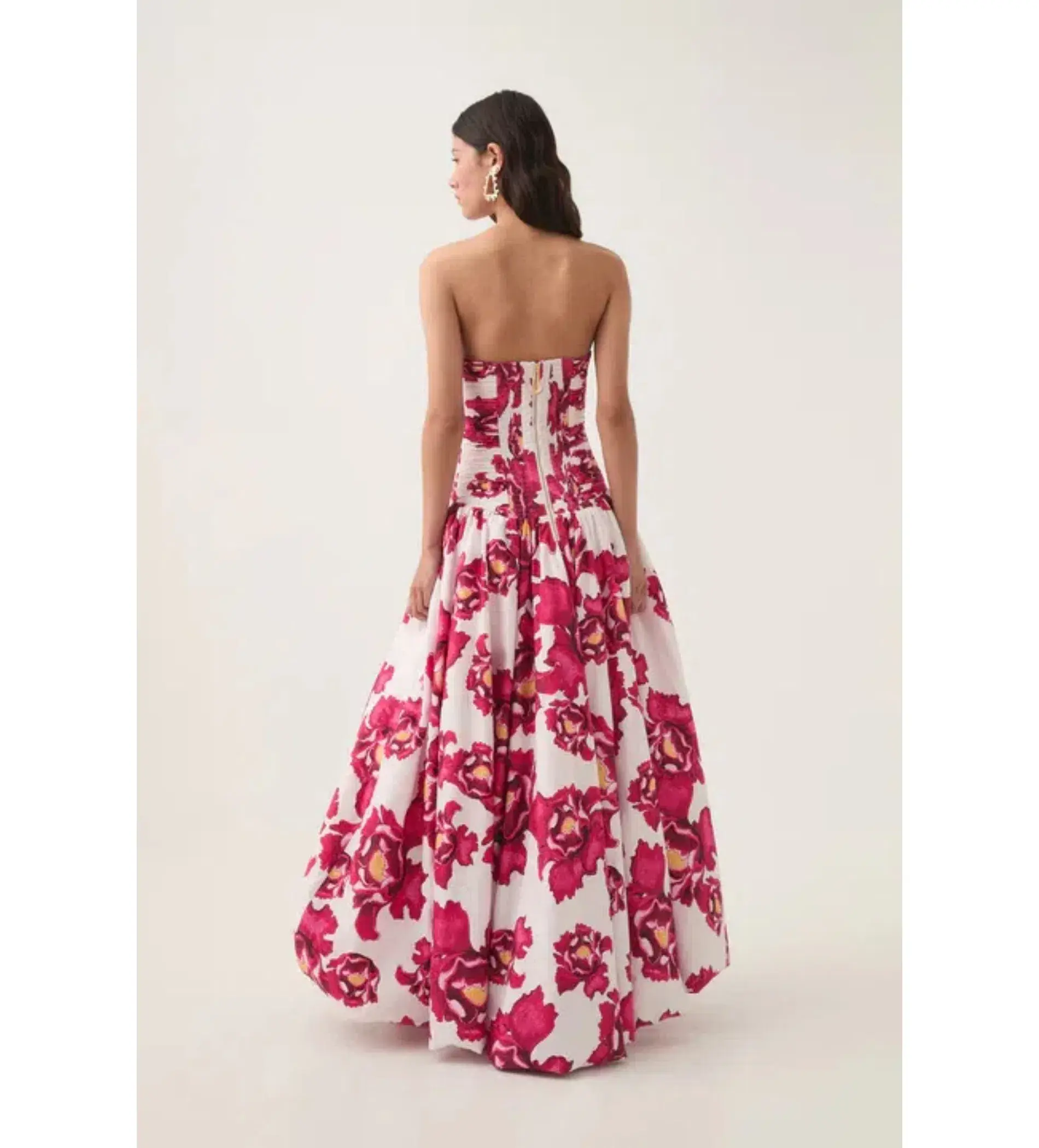 Aje Behold Maxi Dress Boldly Blooming Size Small / AU 8 - Image 3