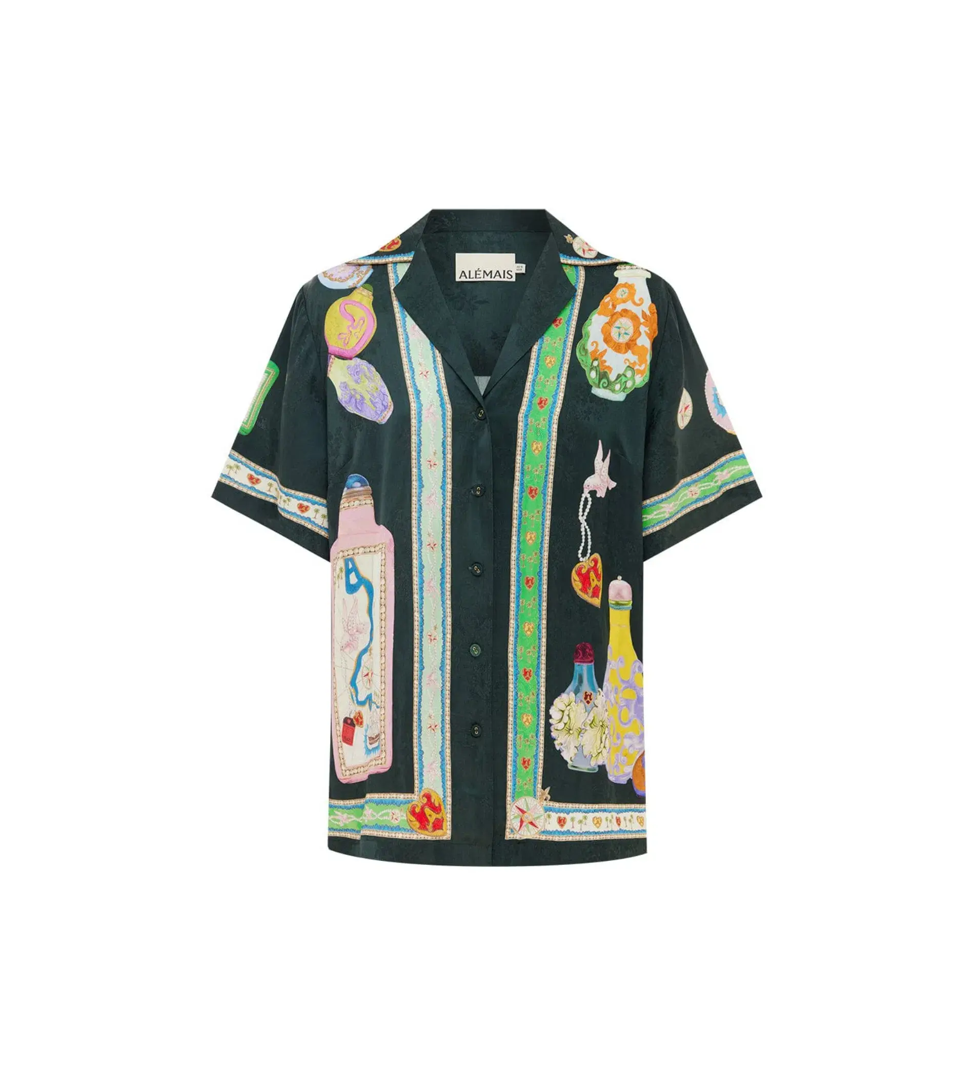 Alemais Royal Shirt and Pant Set Green Size AU 8 - Image 3