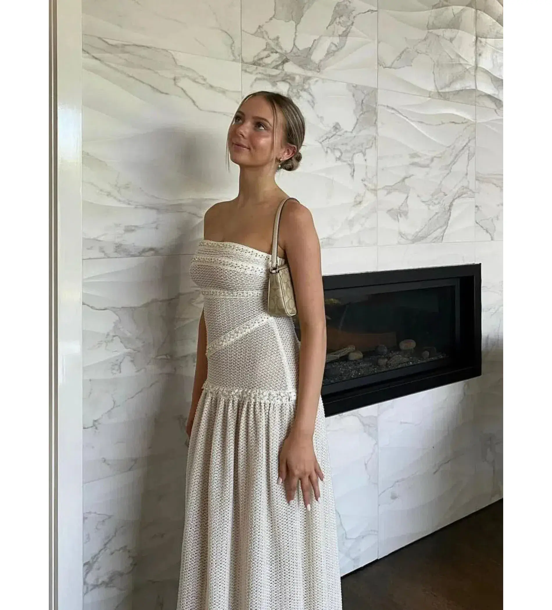 Fait Par Poutch Colette Dress White Size S / AU 8 - Image 13