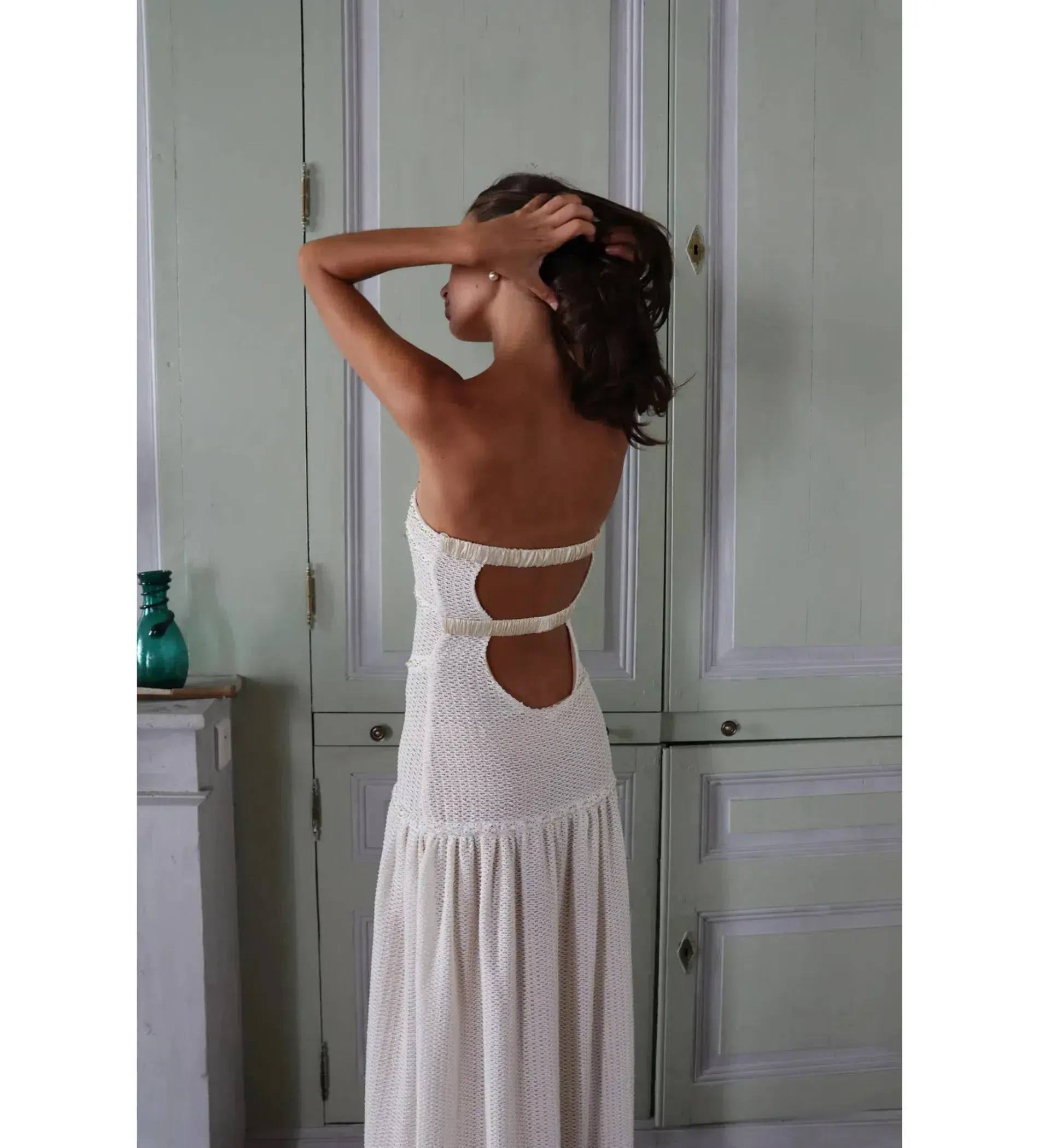Fait Par Poutch Colette Dress White Size S / AU 8 - Image 6