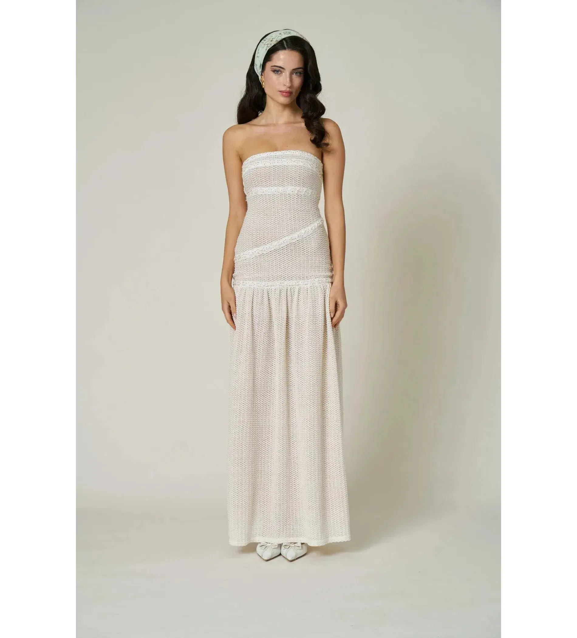 Fait Par Poutch Colette Dress White Size S / AU 8 - Image 1