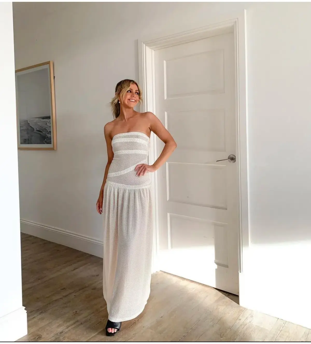 Fait Par Poutch Colette Dress White Size S / AU 8 - Image 12