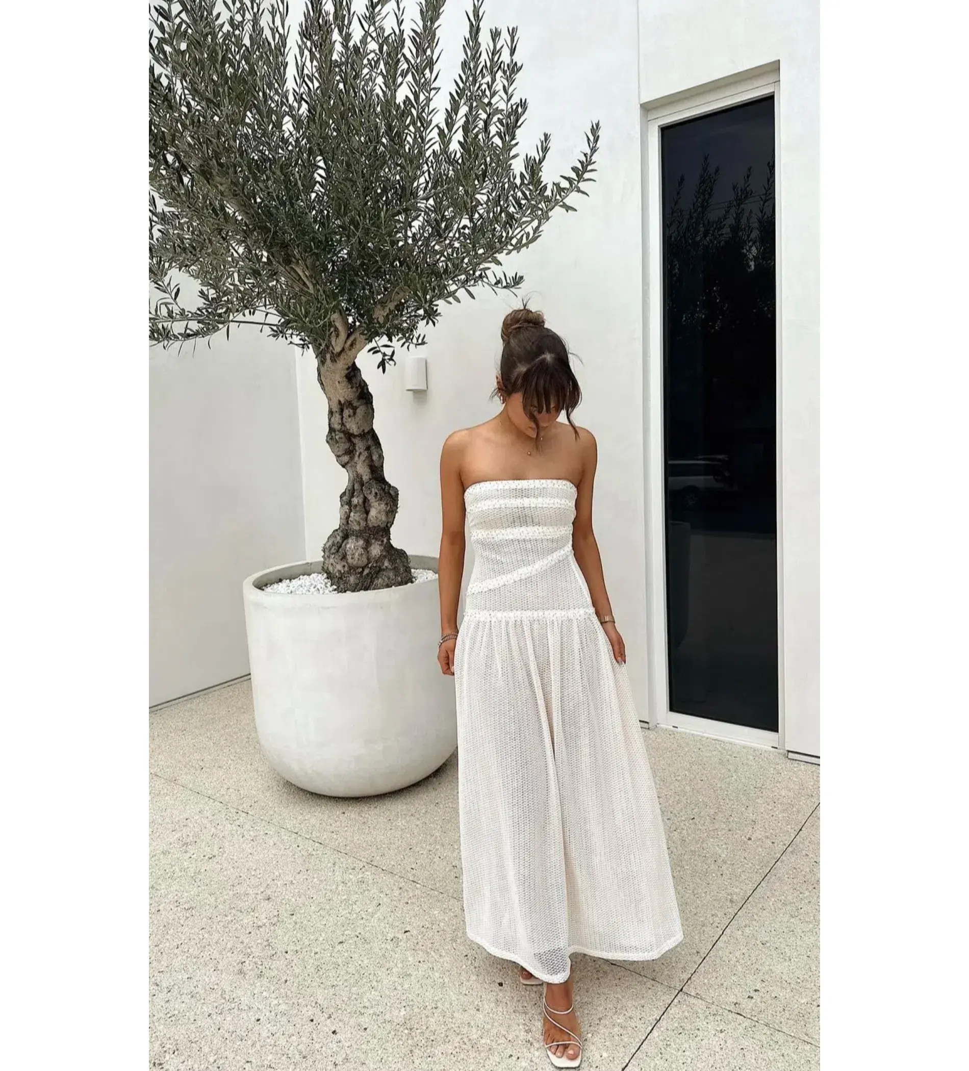 Fait Par Poutch Colette Dress White Size S / AU 8 - Image 10