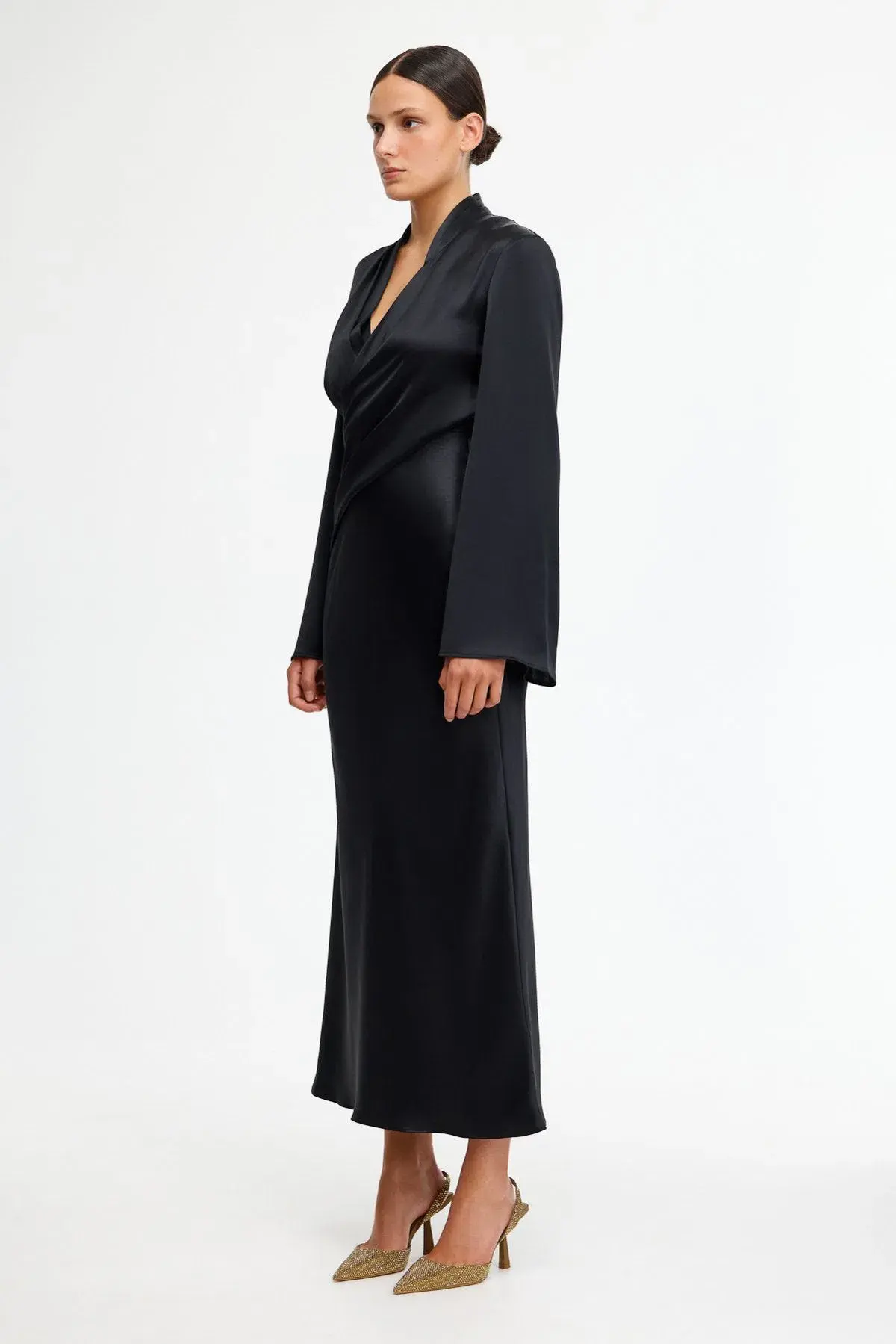 Acler Piccadilly Midi Dress Black Size 10 - Image 2