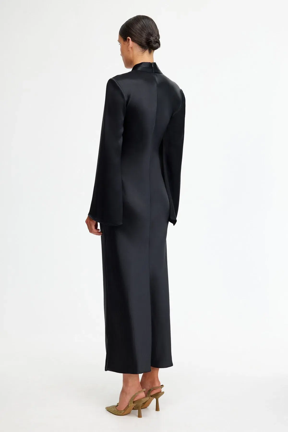 Acler Piccadilly Midi Dress Black Size 10 - Image 3