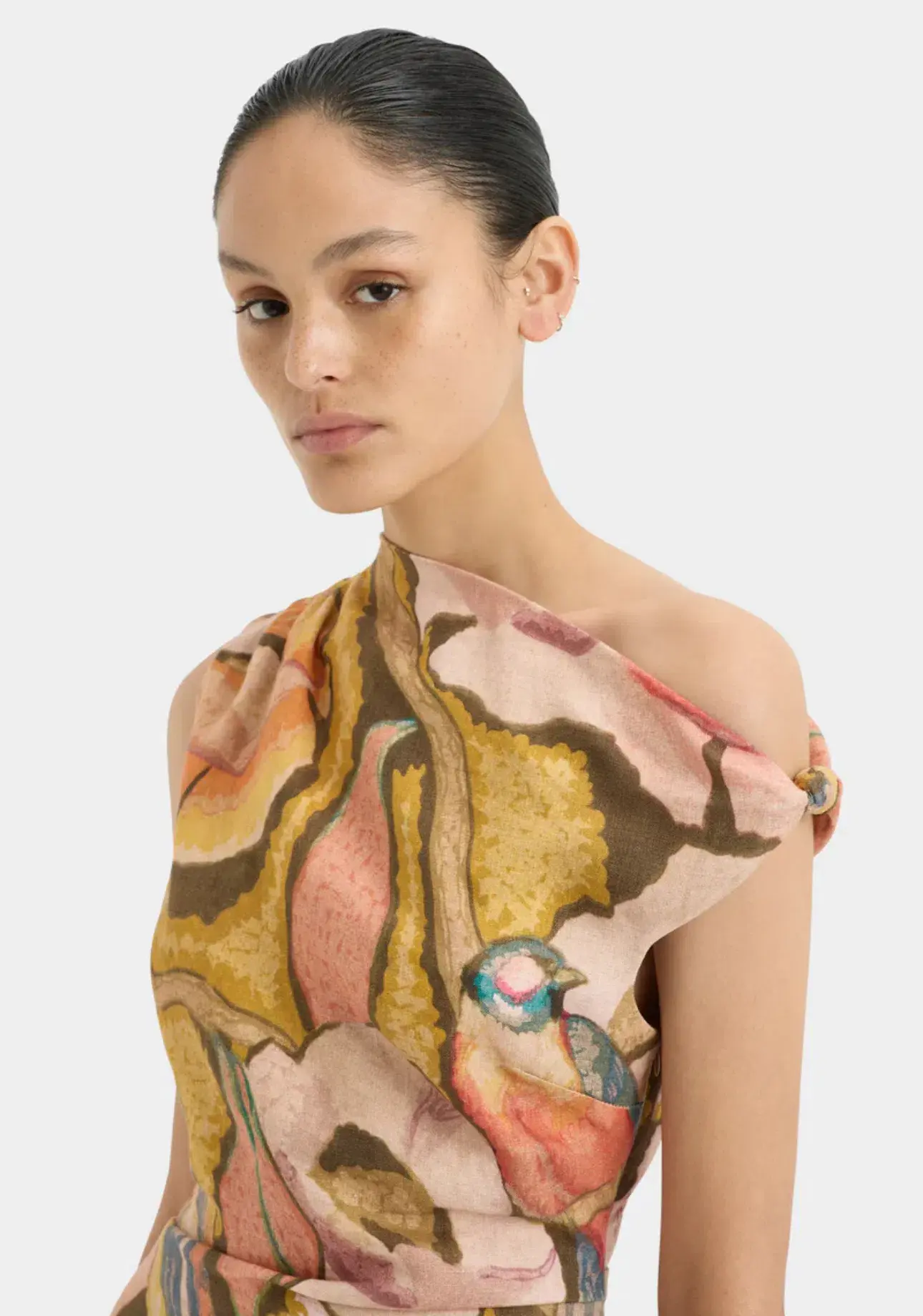 Sir the Label Talulah Knot Mini Dress Sanderling Floral Size 2 / AU 10 - Image 5