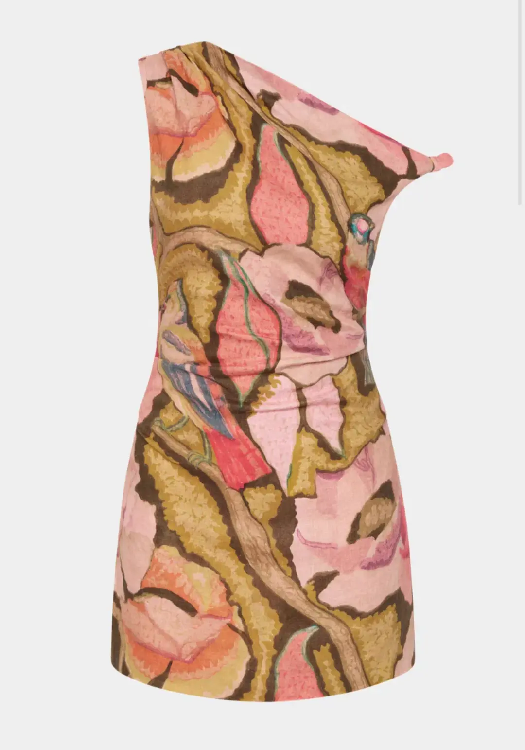 Sir the Label Talulah Knot Mini Dress Sanderling Floral Size 3 / AU 12 for rent on The Volte - main image