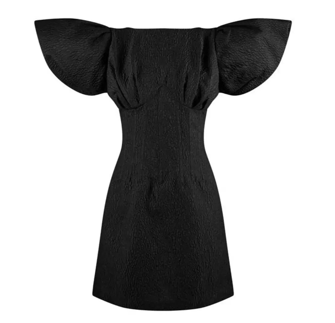 Rachel Gilbert Emiko Mini Dress Black Size 8 - Image 3
