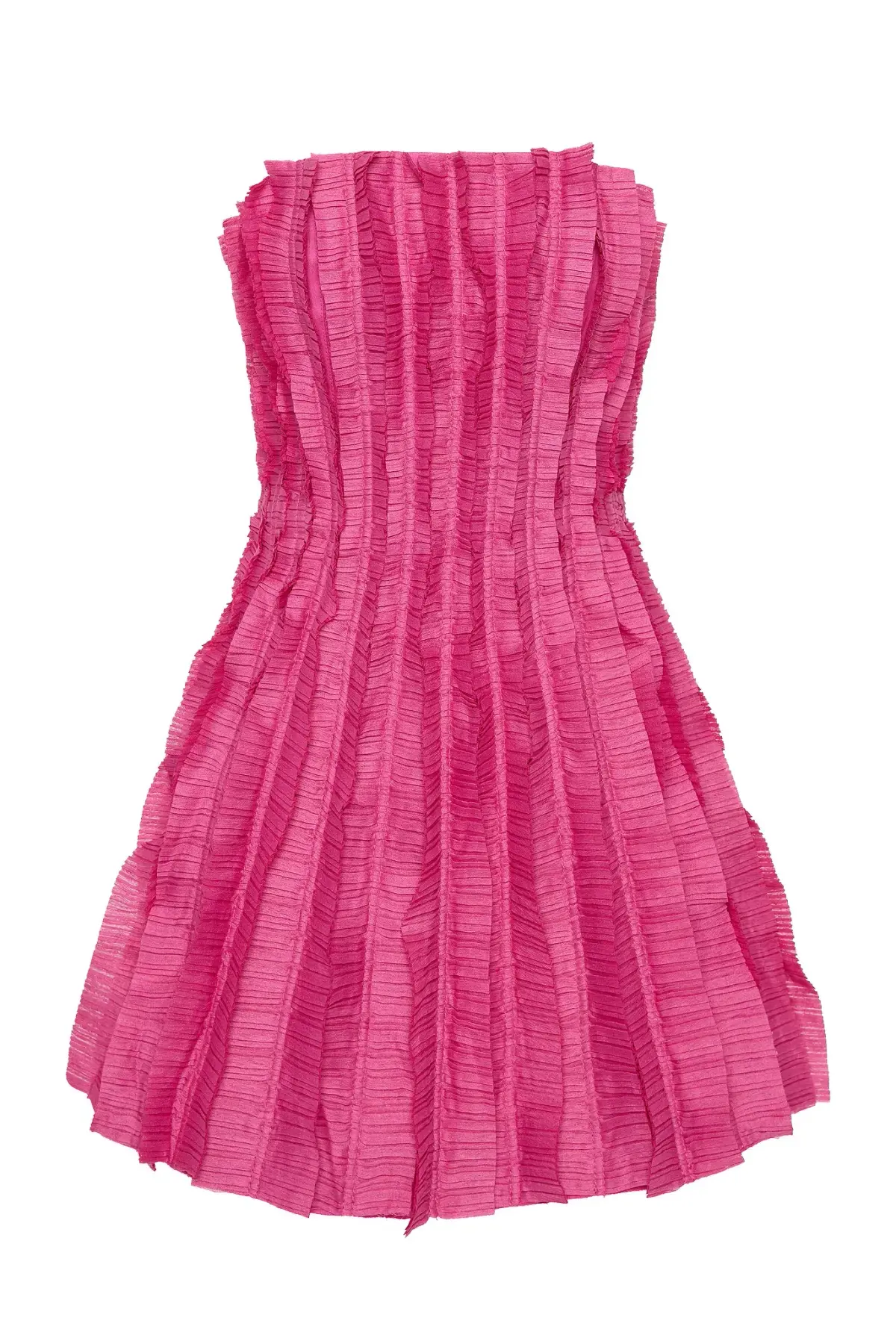 Aje Hybrid Sleeveless Mini Dress Fuchsia Rose Size 10 - Image 4