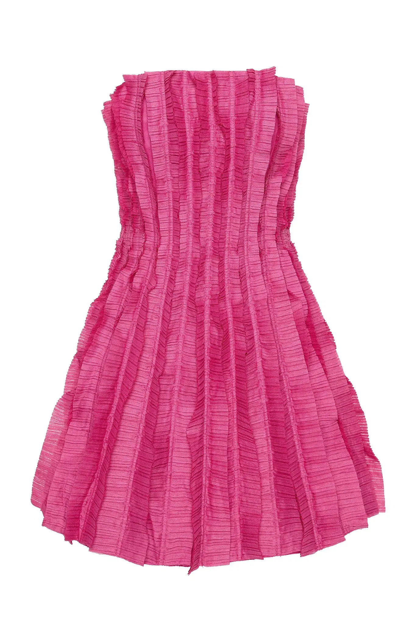 Aje Hybrid Sleeveless Mini Dress Fuchsia Rose Size 10 - Image 4