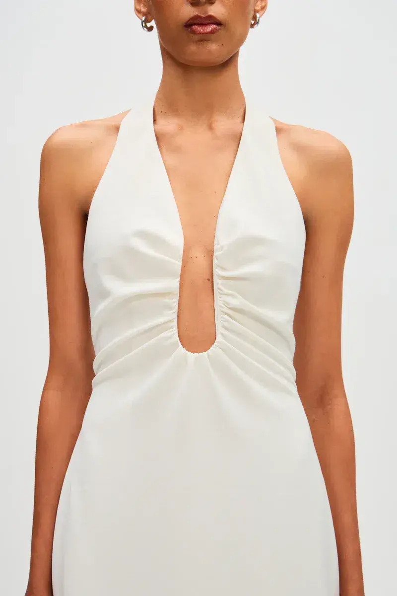 Misha Collection Alusia Dress Ivory Size 6/XS for rent on The Volte - main image
