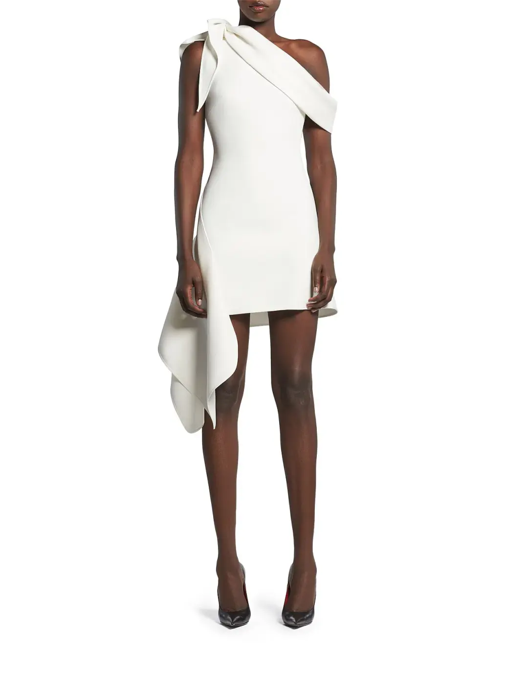 Maticevski Rigor Mini Dress White Size 6 for rent on The Volte - main image