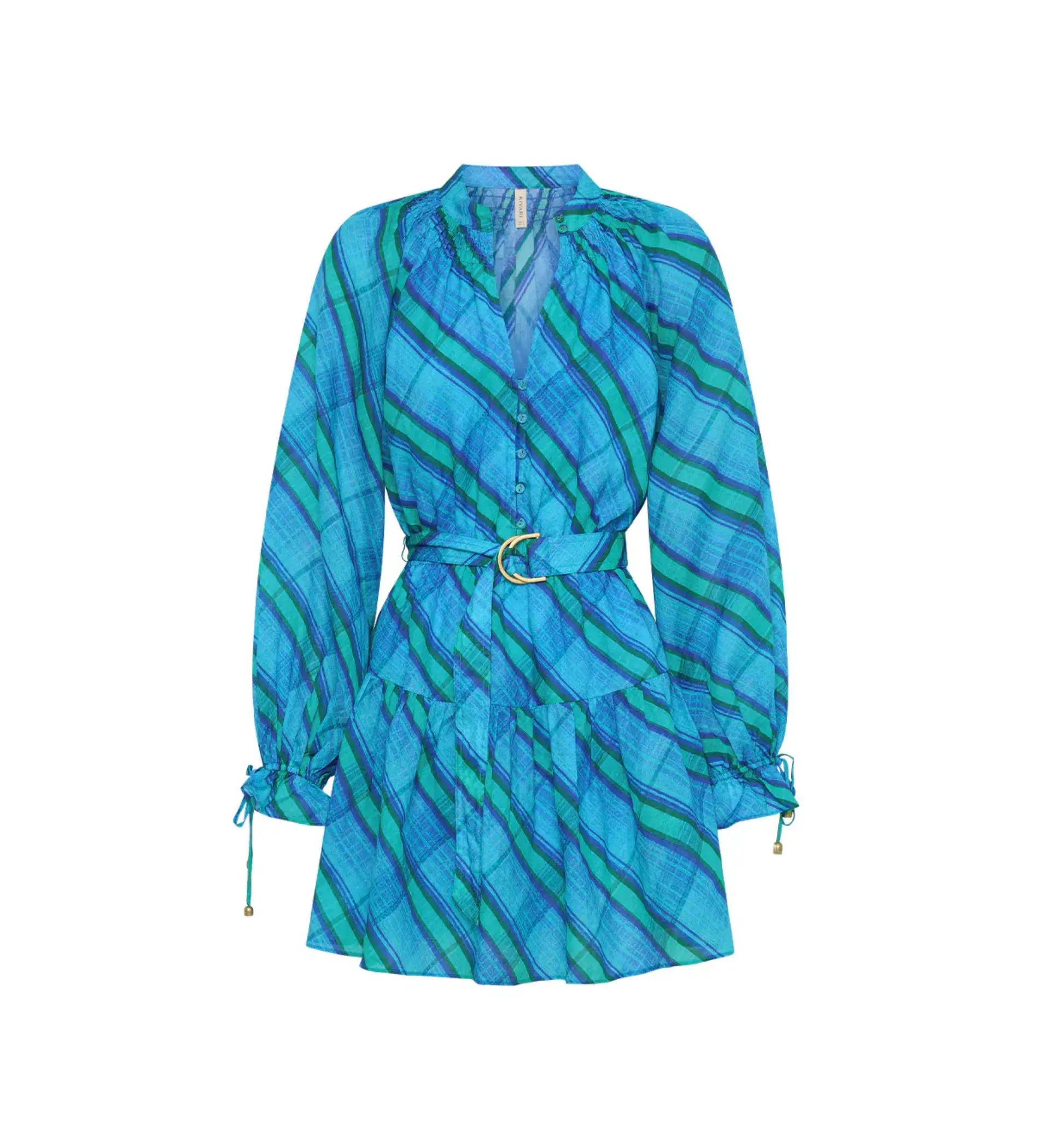 Kivari Oceana Mini Dress Blue Size AU 8 - Image 4