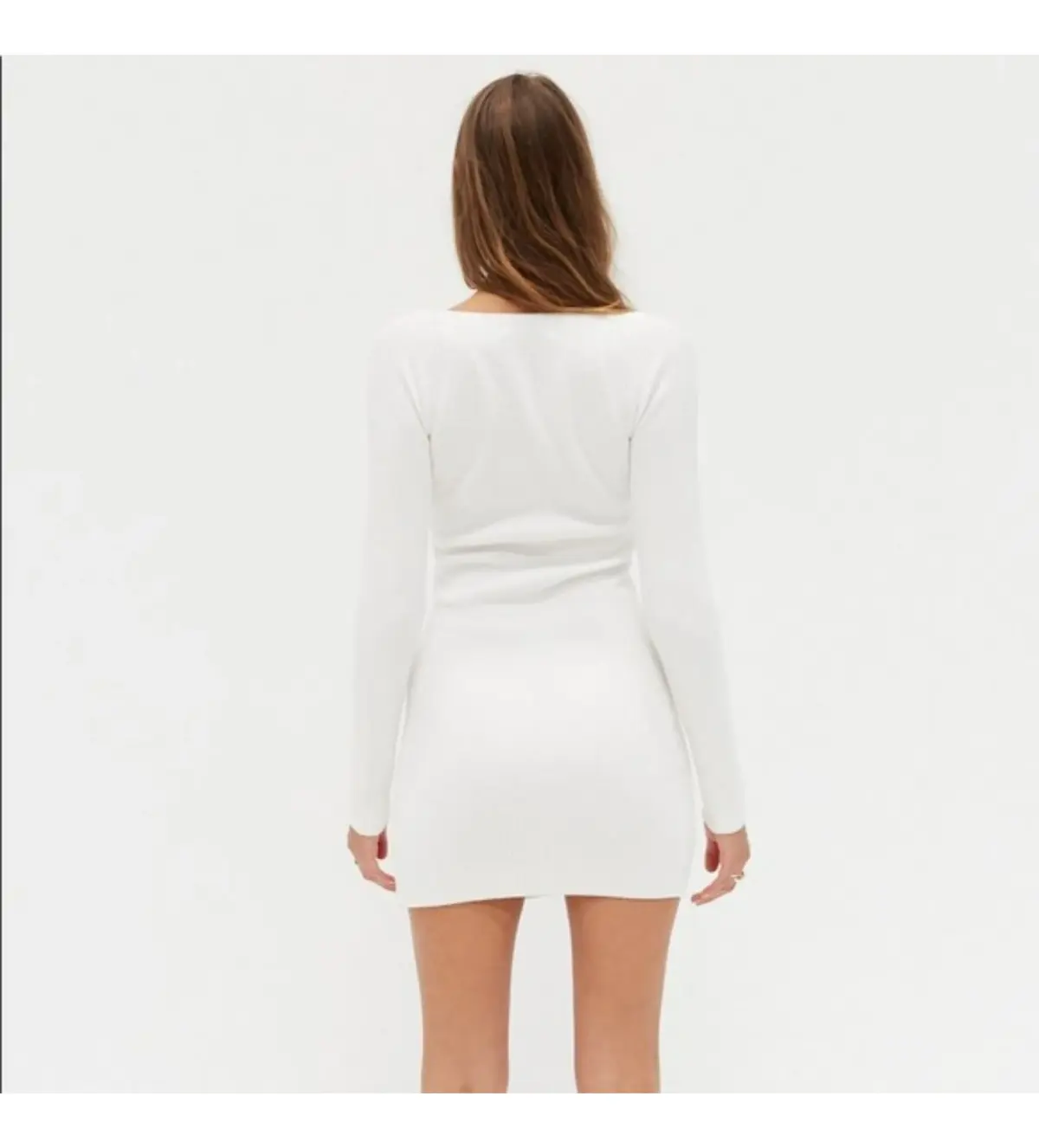 Style Addict Grace Dress White Size AU 8 - Image 5