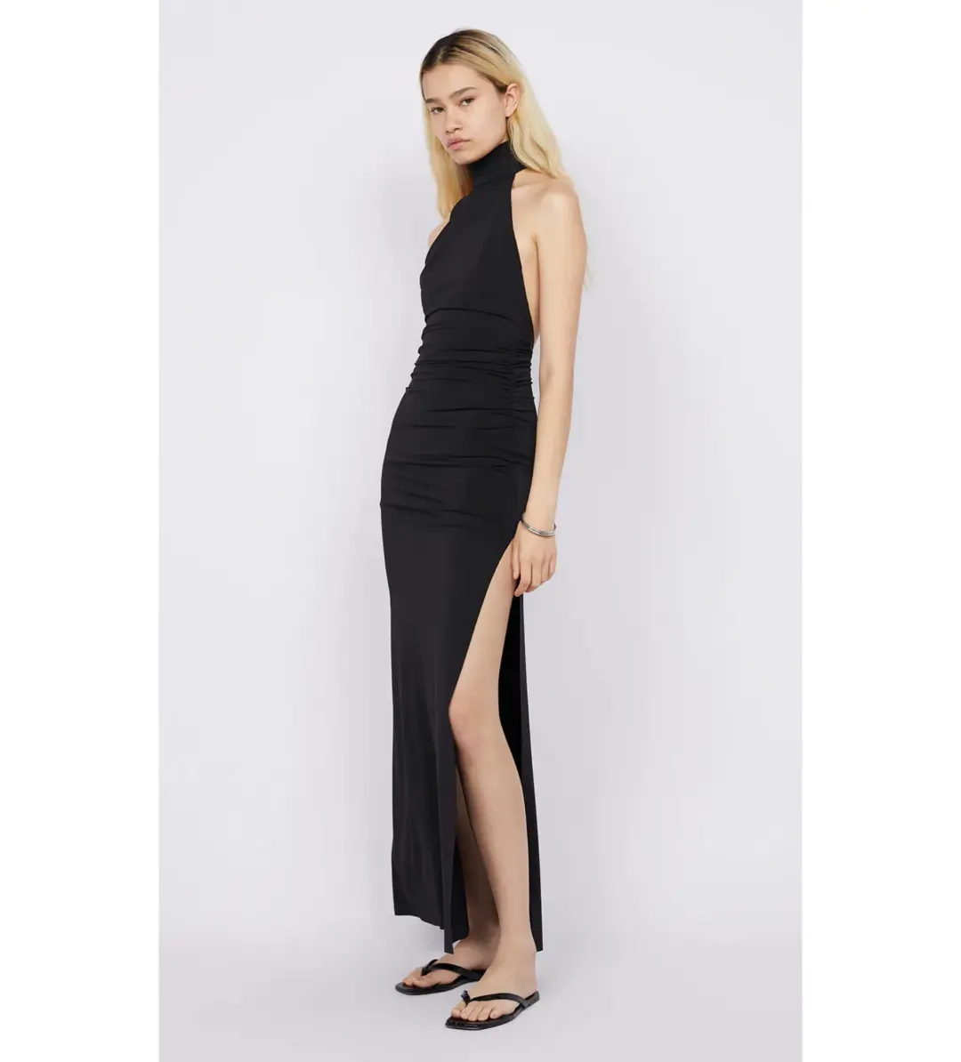 Bec & Bridge Larsen Racer Midi Dress Black Size XS / AU 6 for rent on The Volte - main image