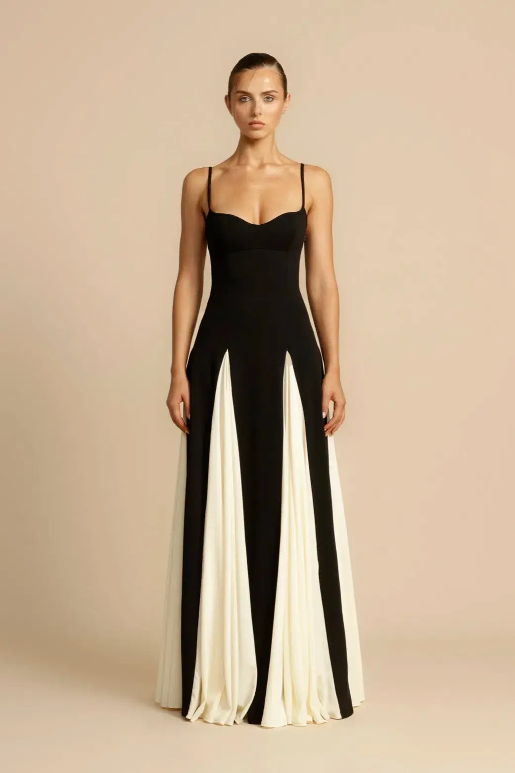 Arcina Ori Paloma Dress Black/White Size AU 6 for rent on The Volte - main image