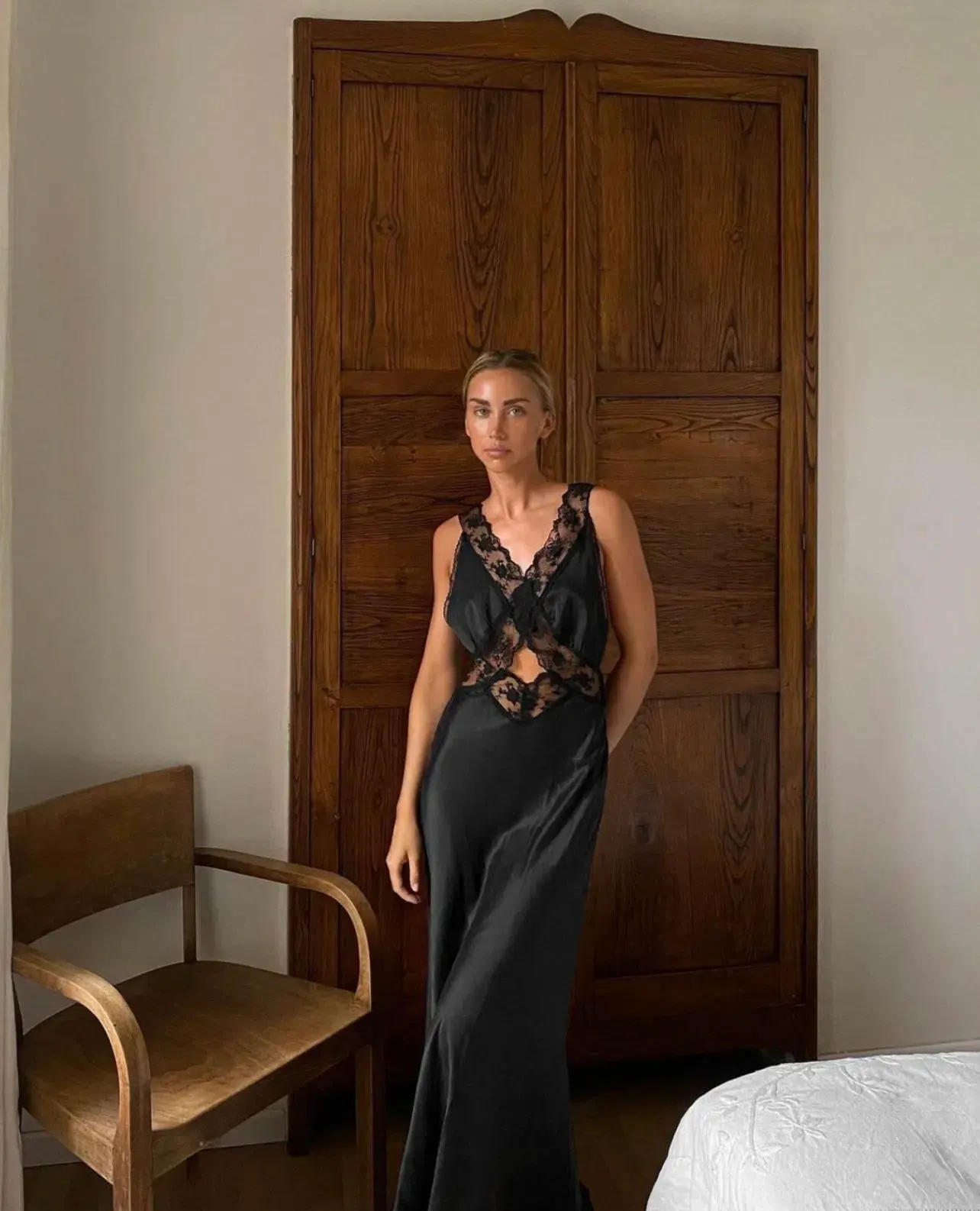 Sir The Label Aries Cut Out Gown in Black Size 1 / AU 8 - Image 4