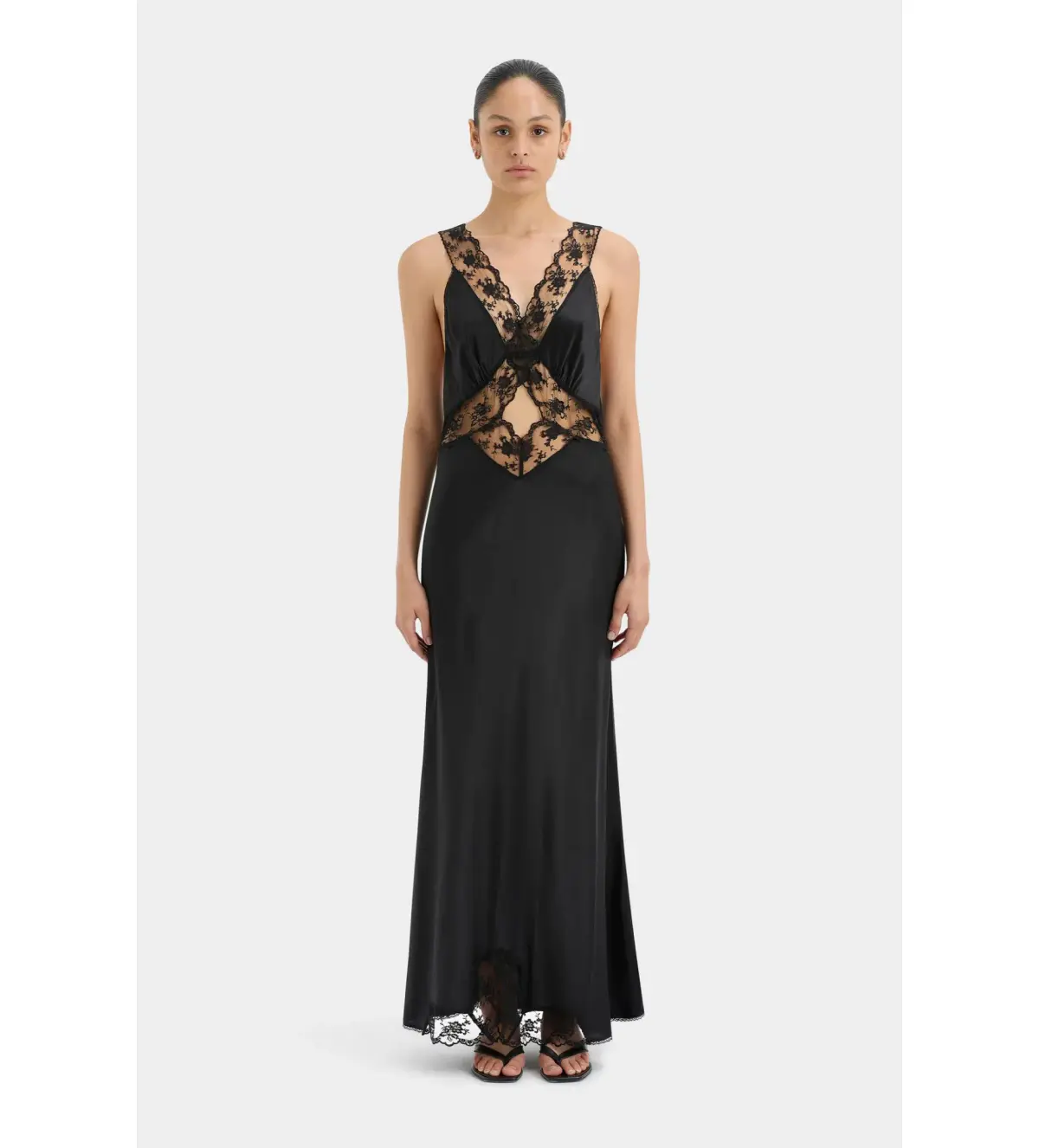 Sir The Label Aries Cut Out Gown in Black Size 1 / AU 8 - Image 1