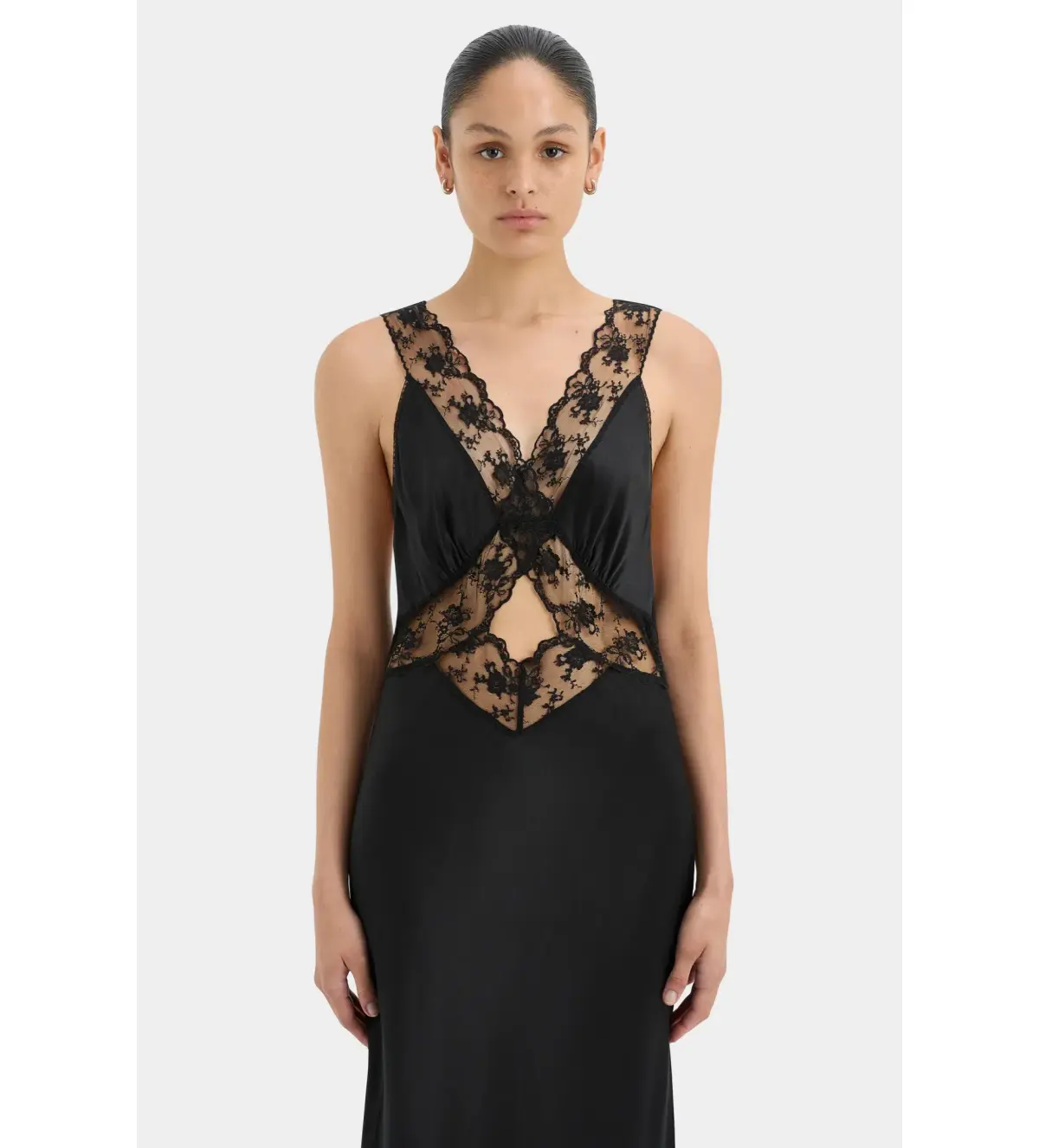 Sir The Label Aries Cut Out Gown in Black Size 1 / AU 8 - Image 2