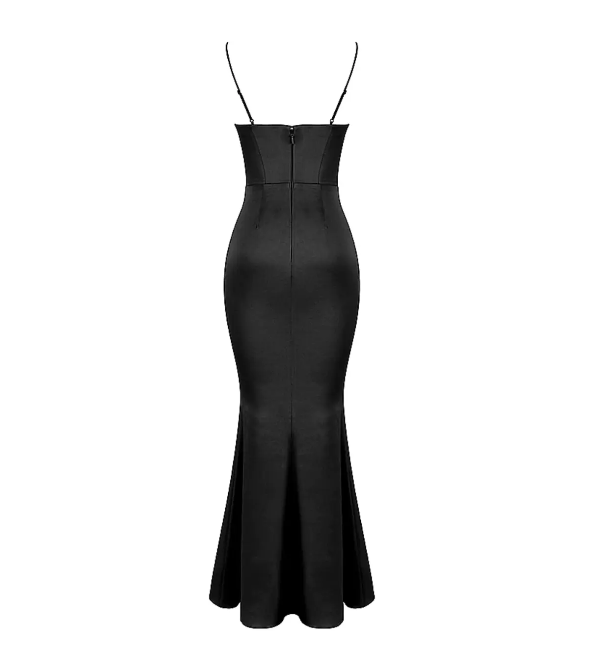 House of CB Olivette Satin Corset Maxi Dress Black Size AU 10 - Image 6