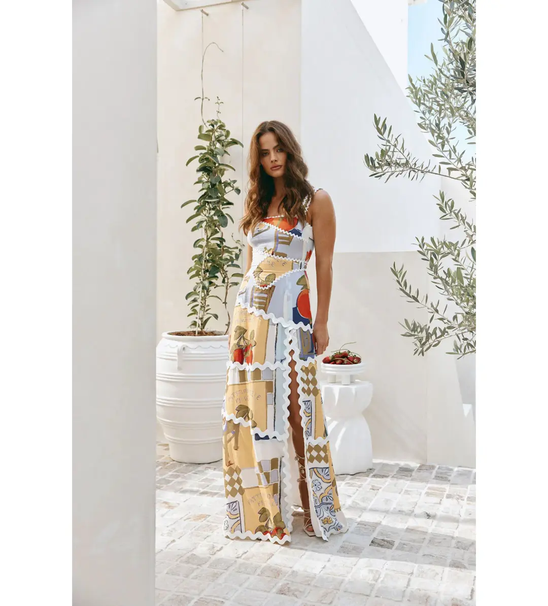 Zaco Capricci Dress Multi Size XXL / AU 16 for rent on The Volte - main image