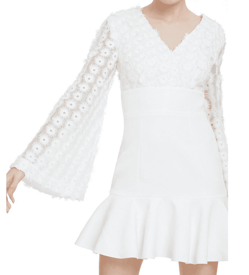 Keepsake Cross Your Mind Long Sleeve Mini Dress Size Medium - Image 5