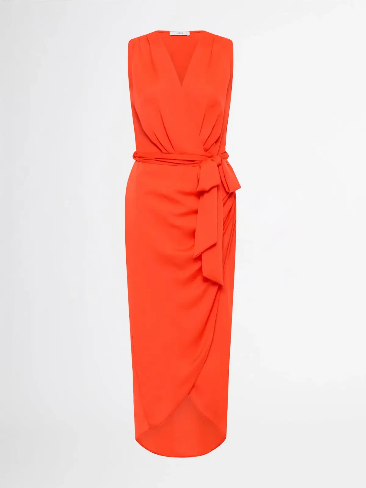 Sheike Saskia Midi Dress Coral Size 16 - Image 6