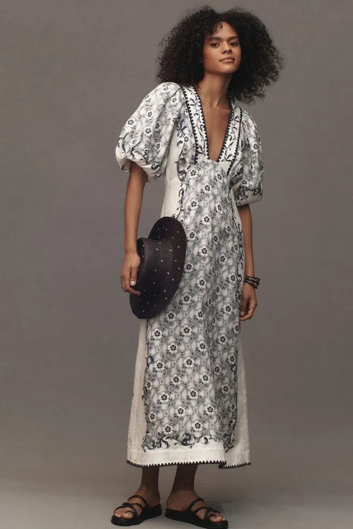 Alemais Airlie Midi Dress Floral Size 14  - Image 4