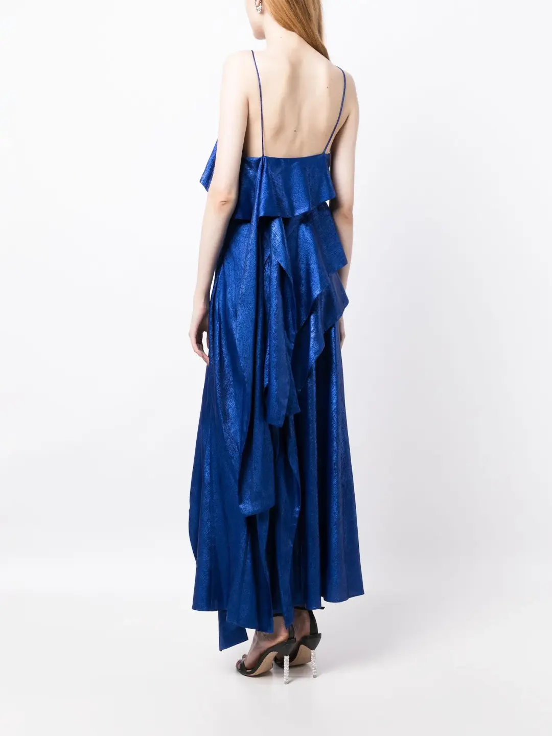 Acler Harley Midi Dress Regal Blue Size 10 for rent on The Volte - main image