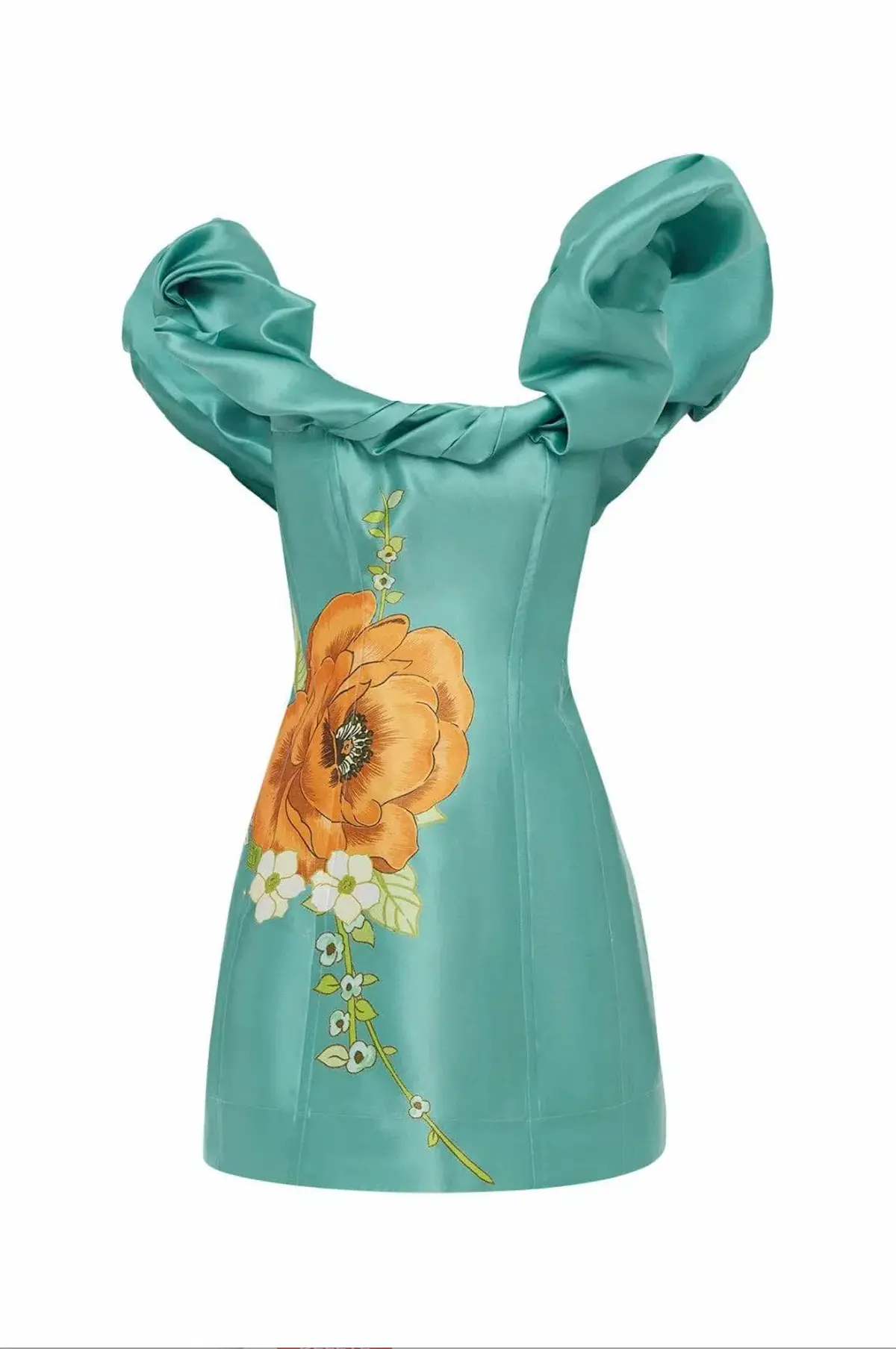 Alemais Regent Jade Mini Dress Green Size 14 - Image 7