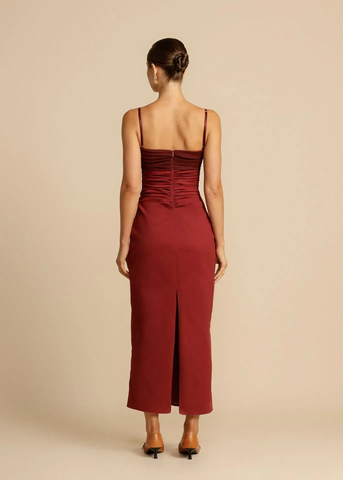 Arcina Ori Kinsley Dress Wine Size M / AU 10 - Image 3