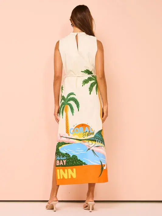 Alemais Samaki Midi Dress Multi Size 14  - Image 3