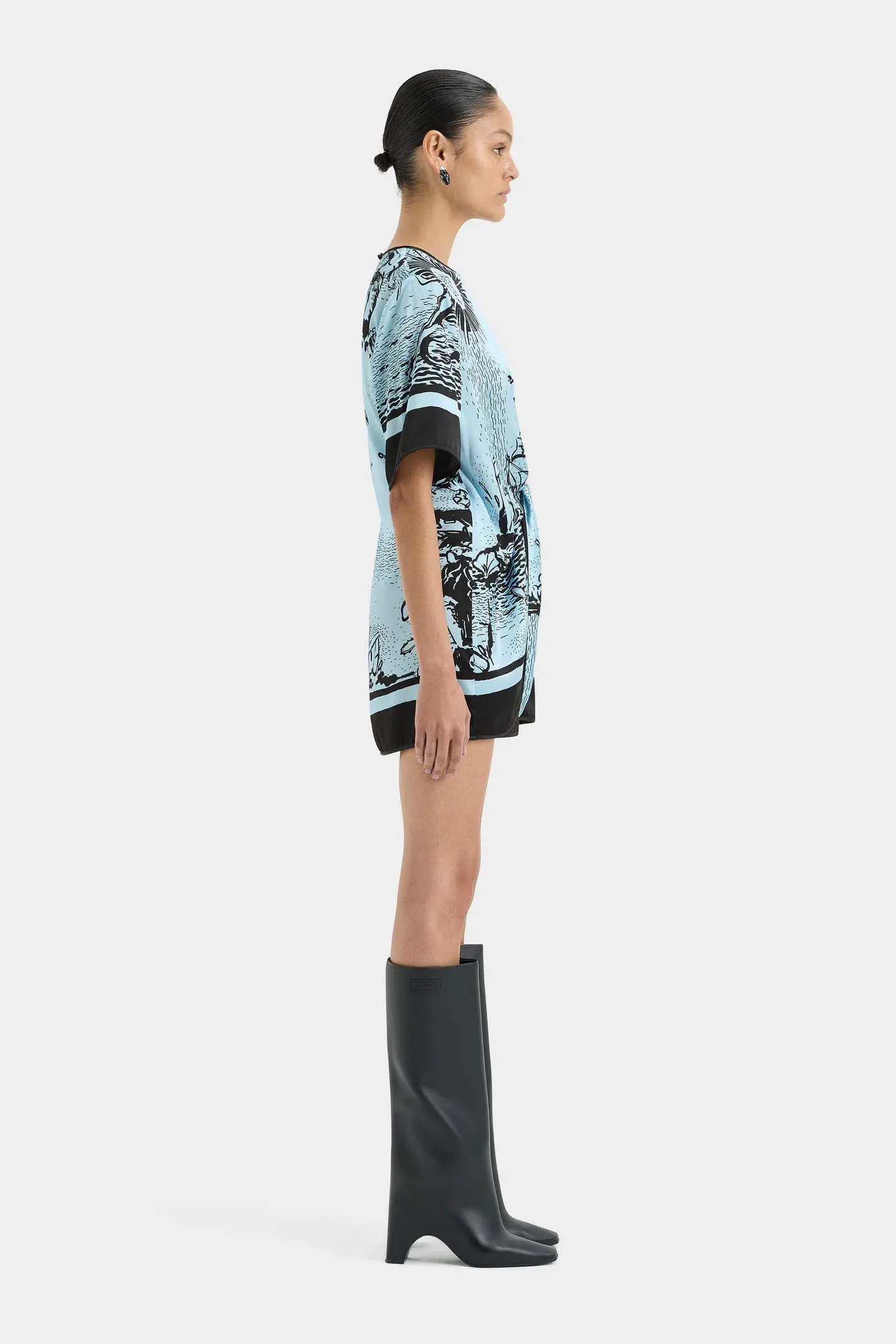 Sir the Label Dreamwood Mini Dress Brise Soleil Size 8 - Image 2