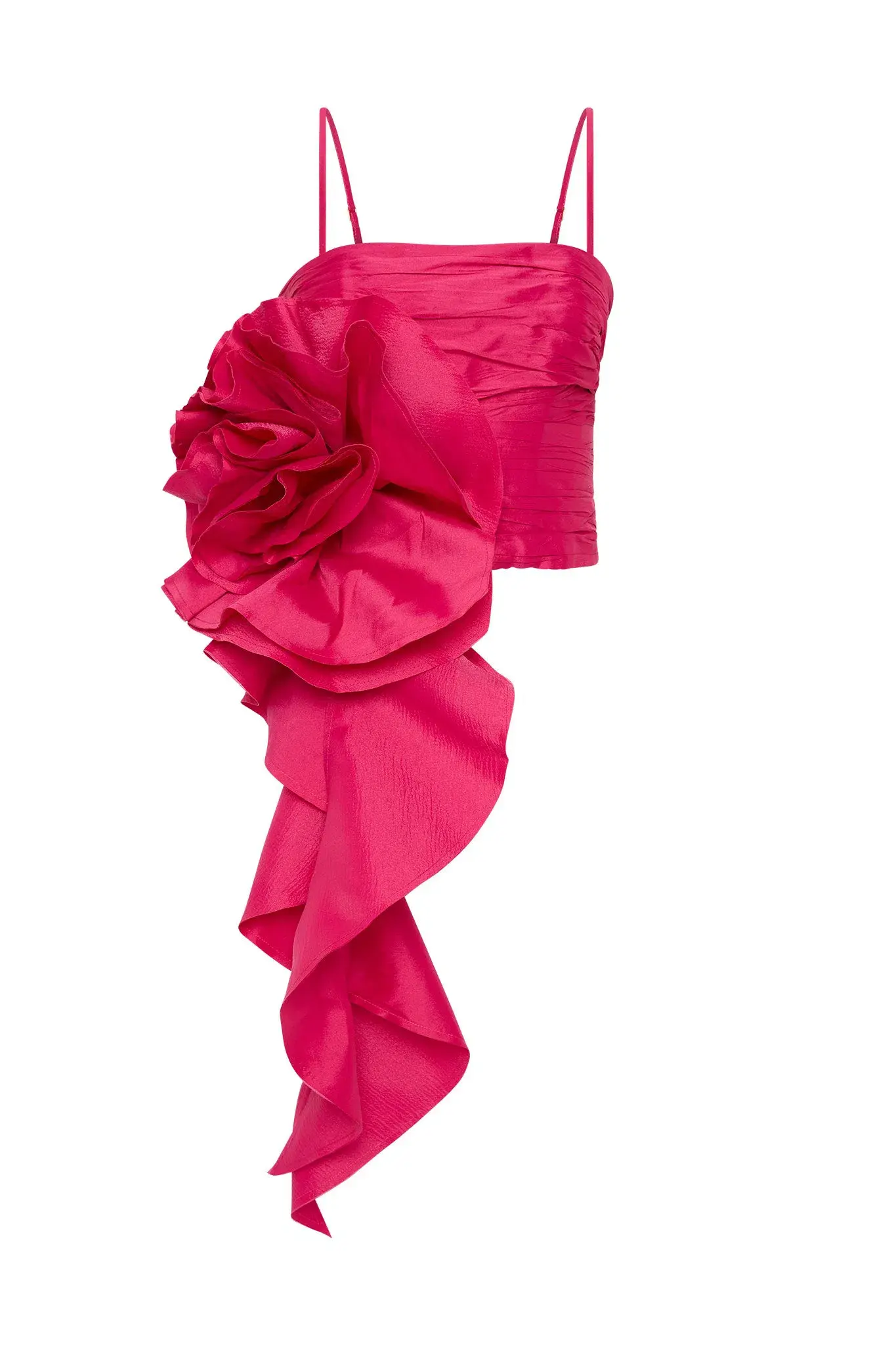 Aje Potion Spiral Top And Mini Skirt Set Rich Magenta Size 8 - Image 5