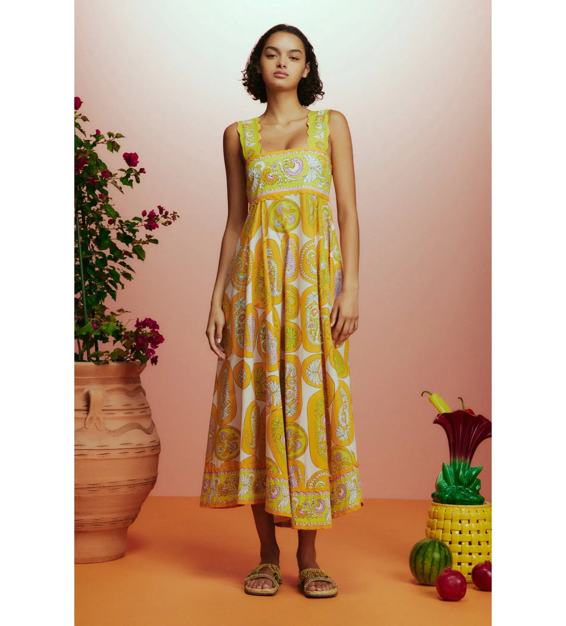 Alemais Diana Summer Dress Print Size 8 - Image 1