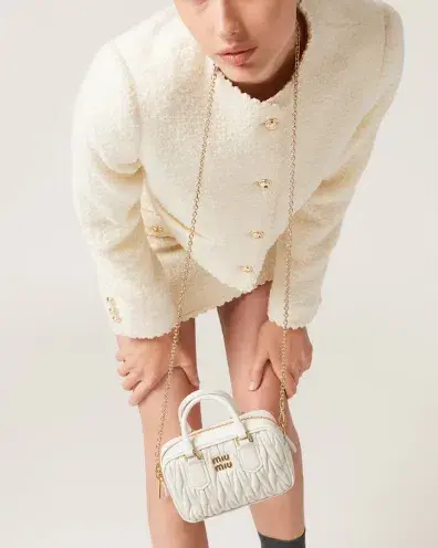 Miu Miu Arcadie Matelassé nappa leather mini-bag - Image 2